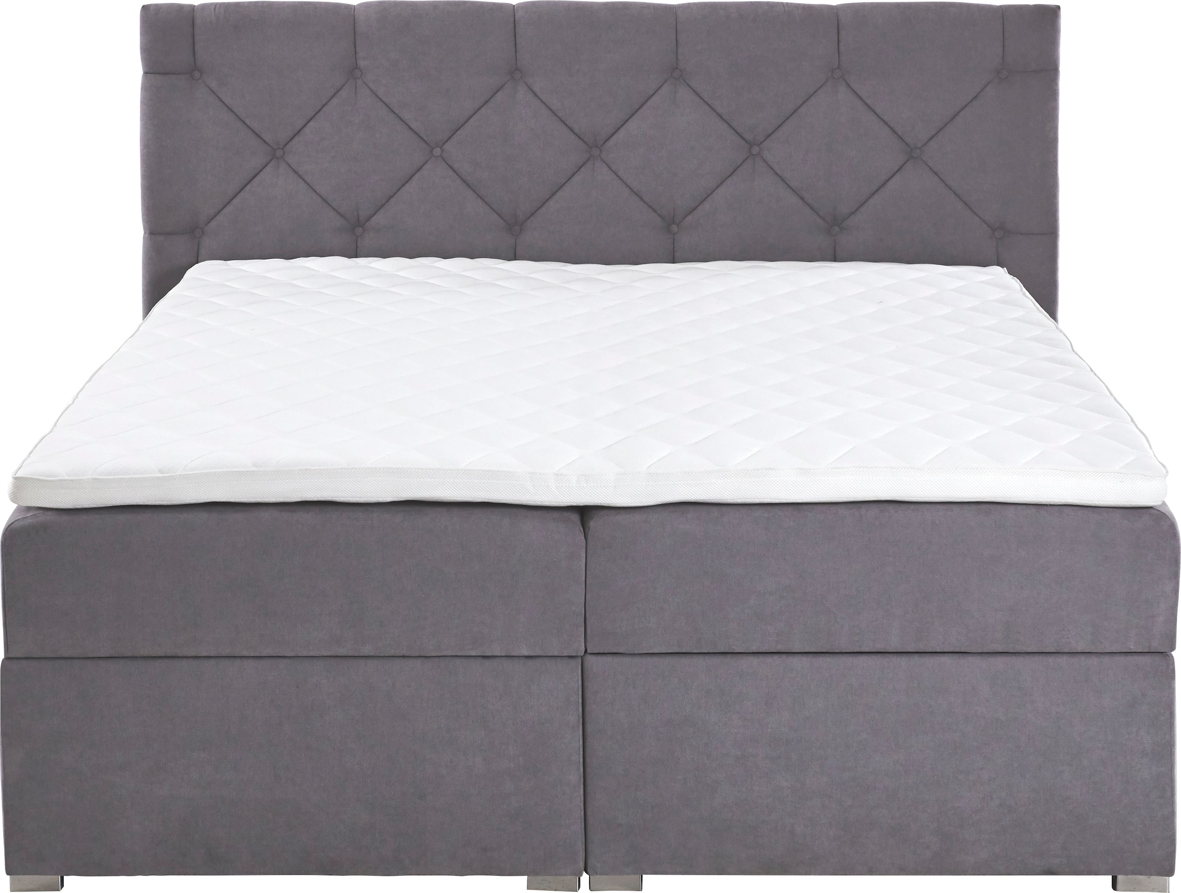 ATLANTIC home collection Boxbett »Meike« mit XXL-Bettkasten und Topper