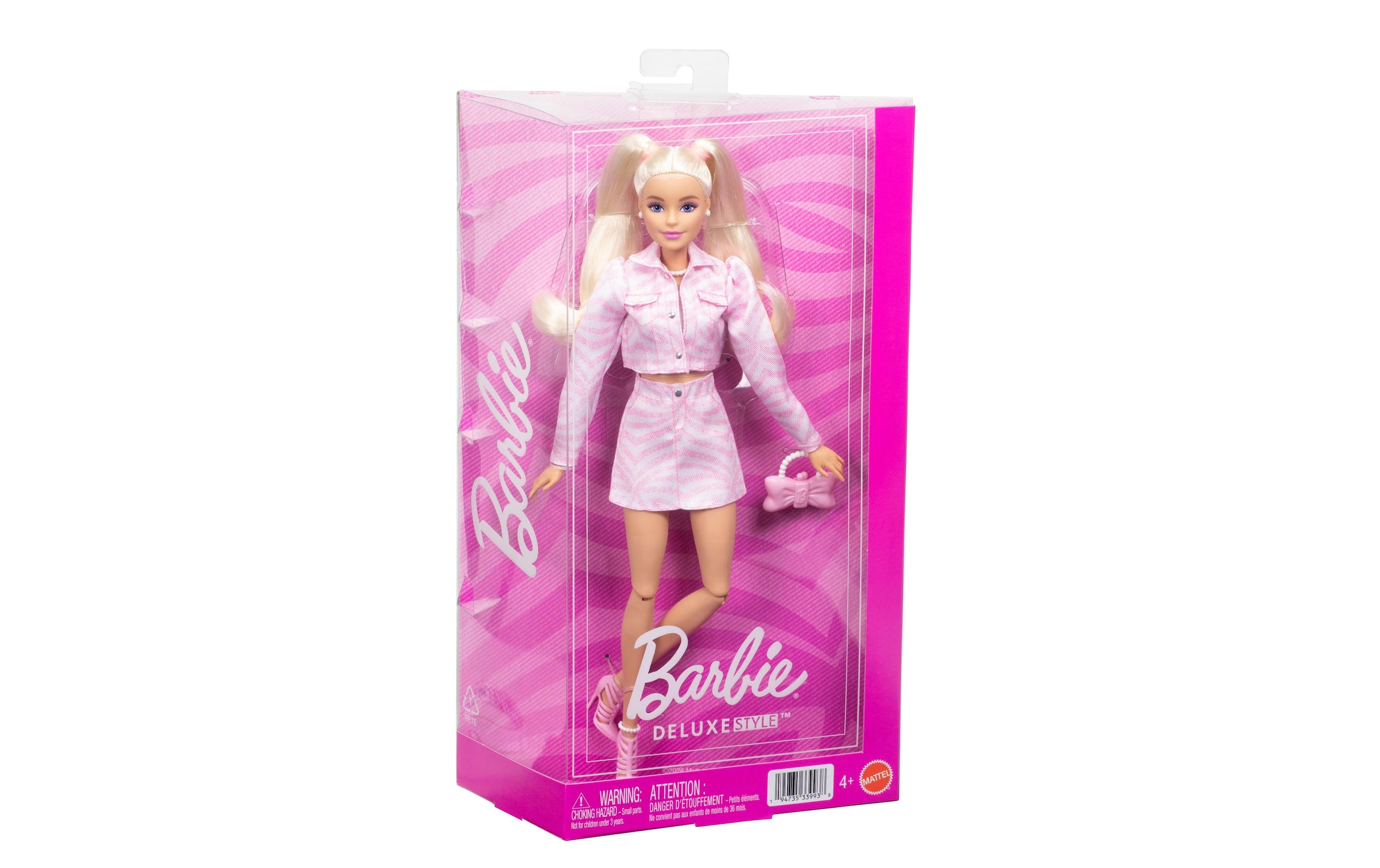 Barbie Anziehpuppe »Barbie Deluxe Style - Pinke Jeansjacke«