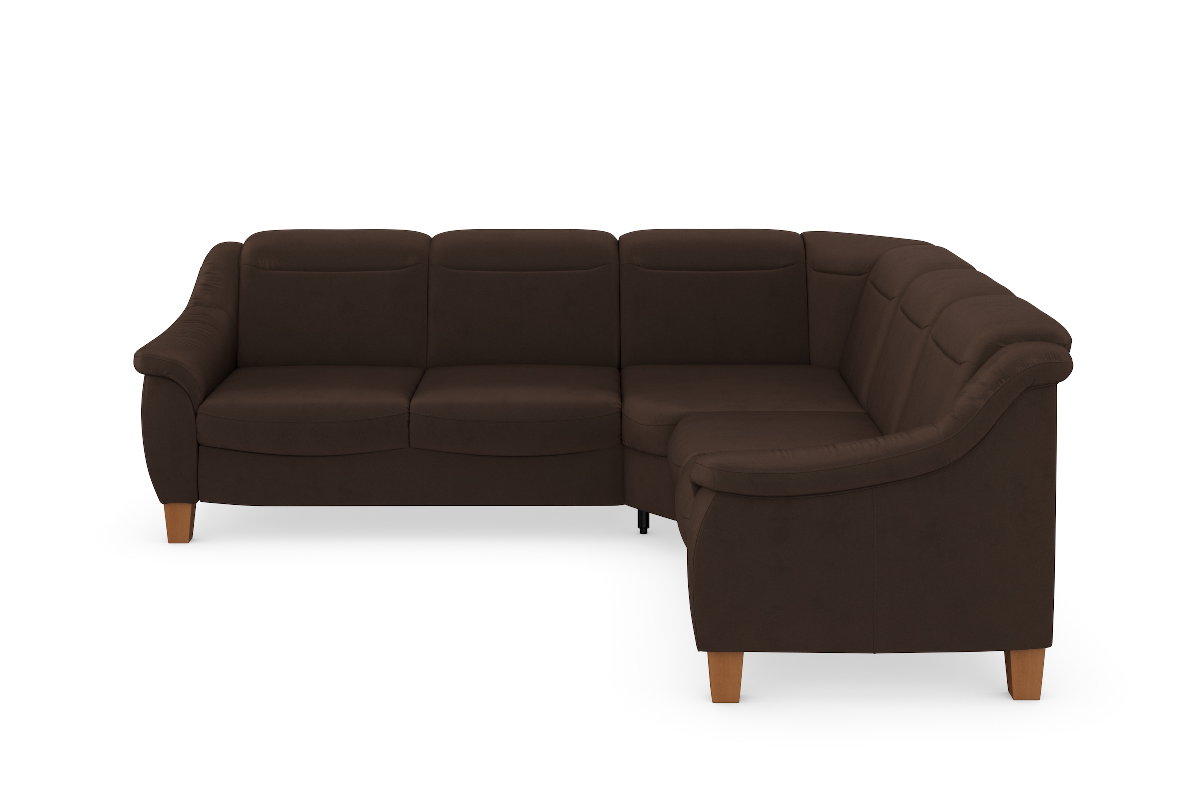 Home affaire Canapé d'angle »Caldera L-Form« Federkern, wahlweise mit Kopfteilverstellung, Bettfunktion, Bettkasten