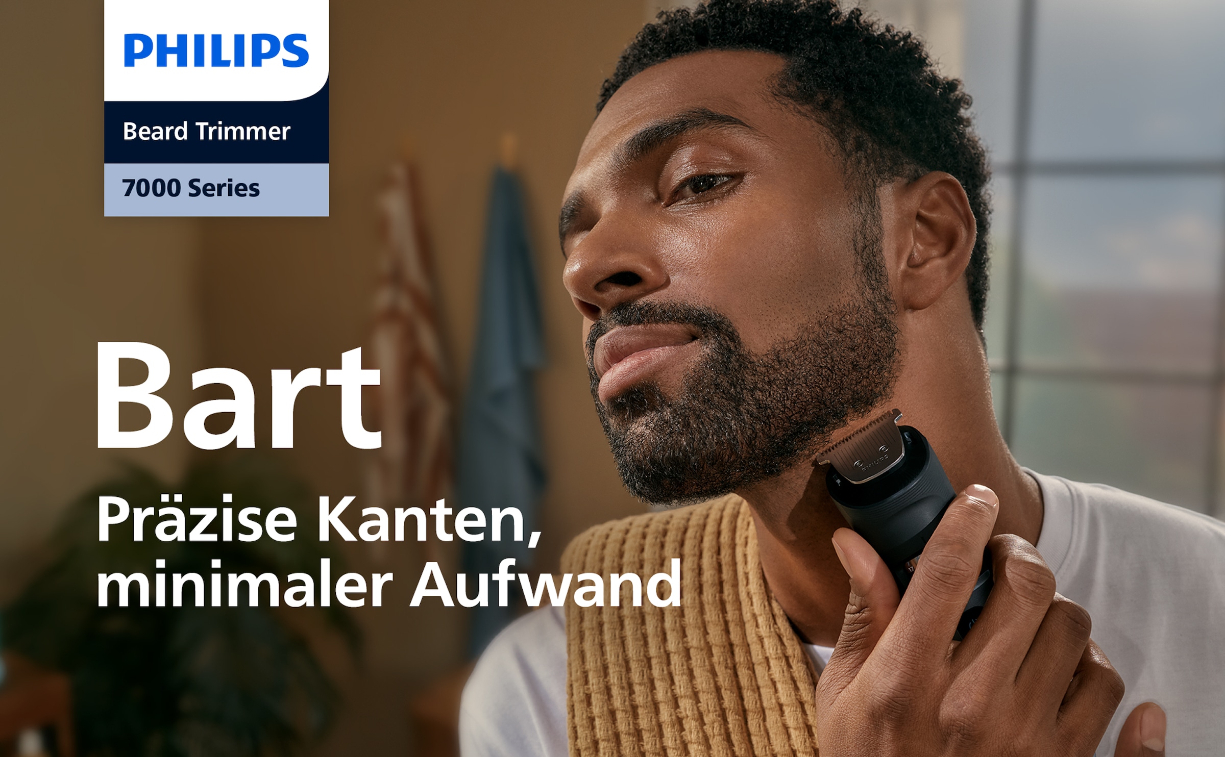 Philips Tondeuse à barbe »Serie 5000 BT5780/15« 3 Aufsätze mit 40 einstellbaren Schnittlängen, inkl. Ladestation