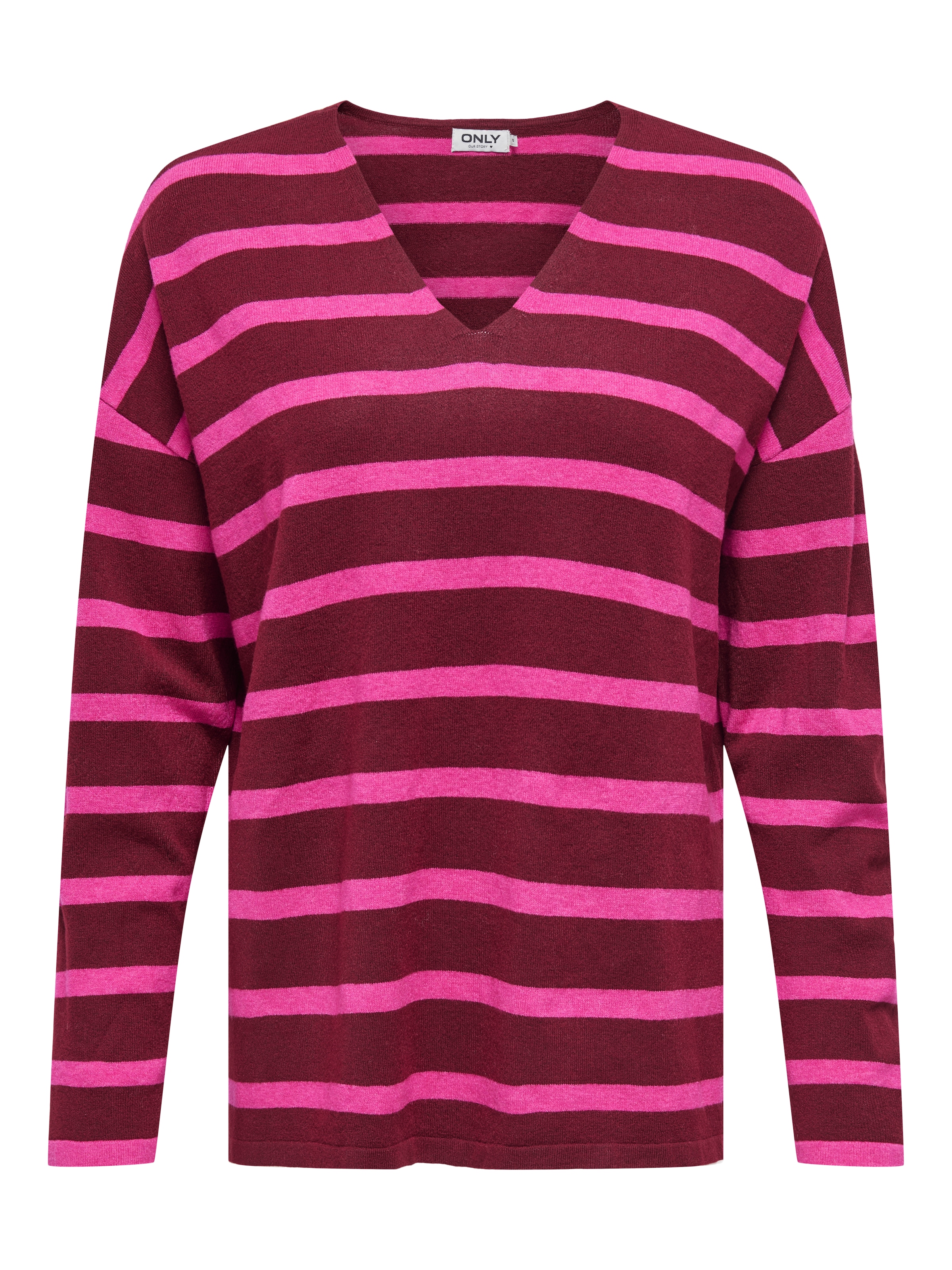 ONLY Strickpullover »ONLAMALIO LIFE LS V-NECK KNT«