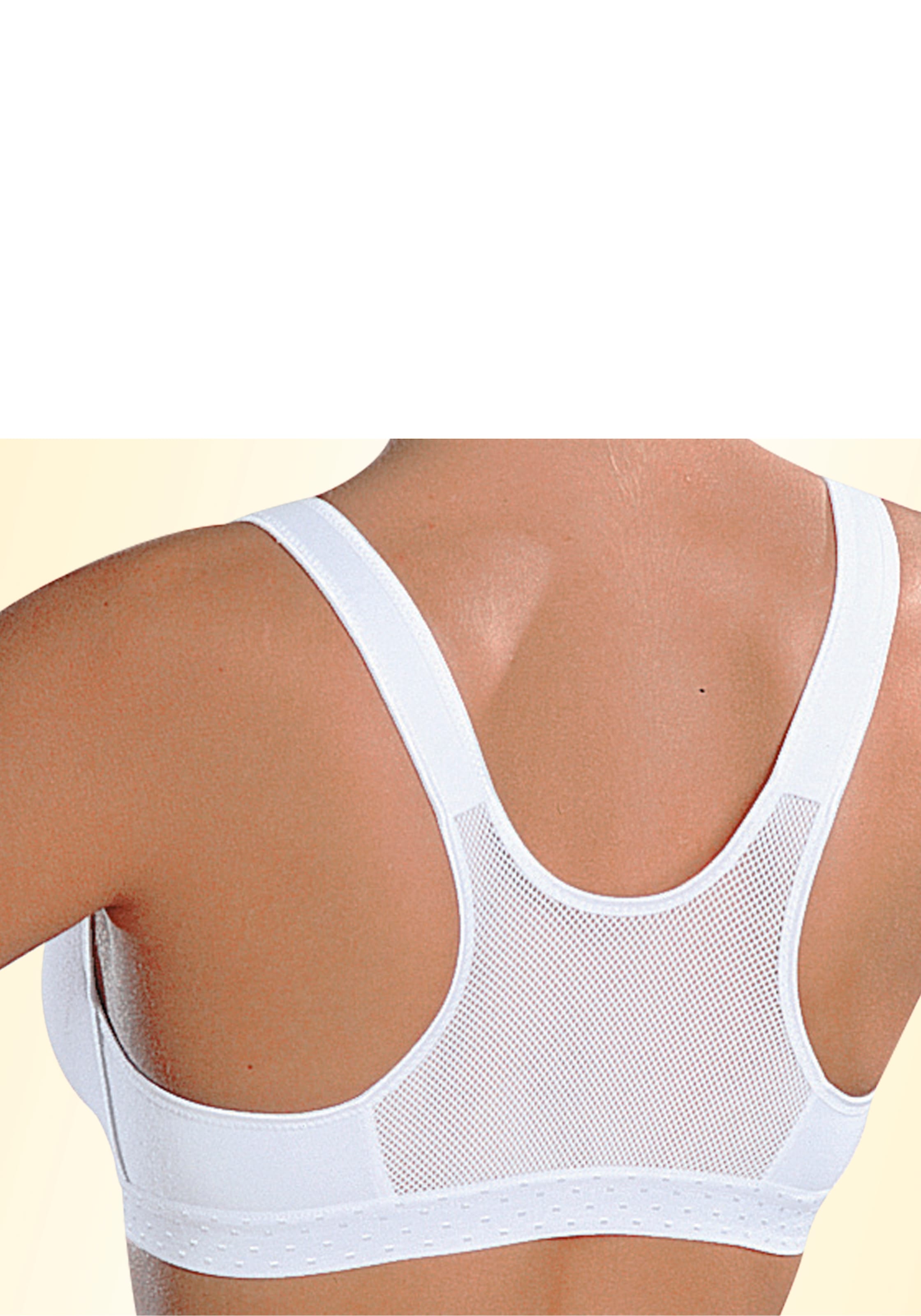 petite fleur Sport-BH Packung, 2 Stück,  ohne Bügel für Yoga