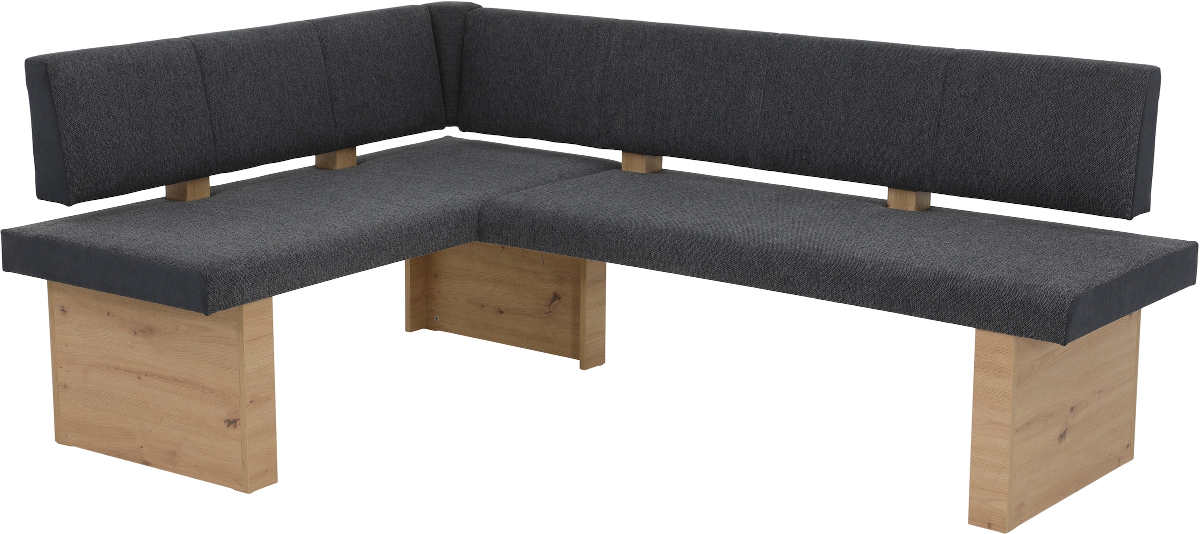 HELA Essgruppe »ODER« 4 Stk. tlg. Säulentisch 138x80 cm, rechts-links montierbar, Stuhl 140 kg belastbar