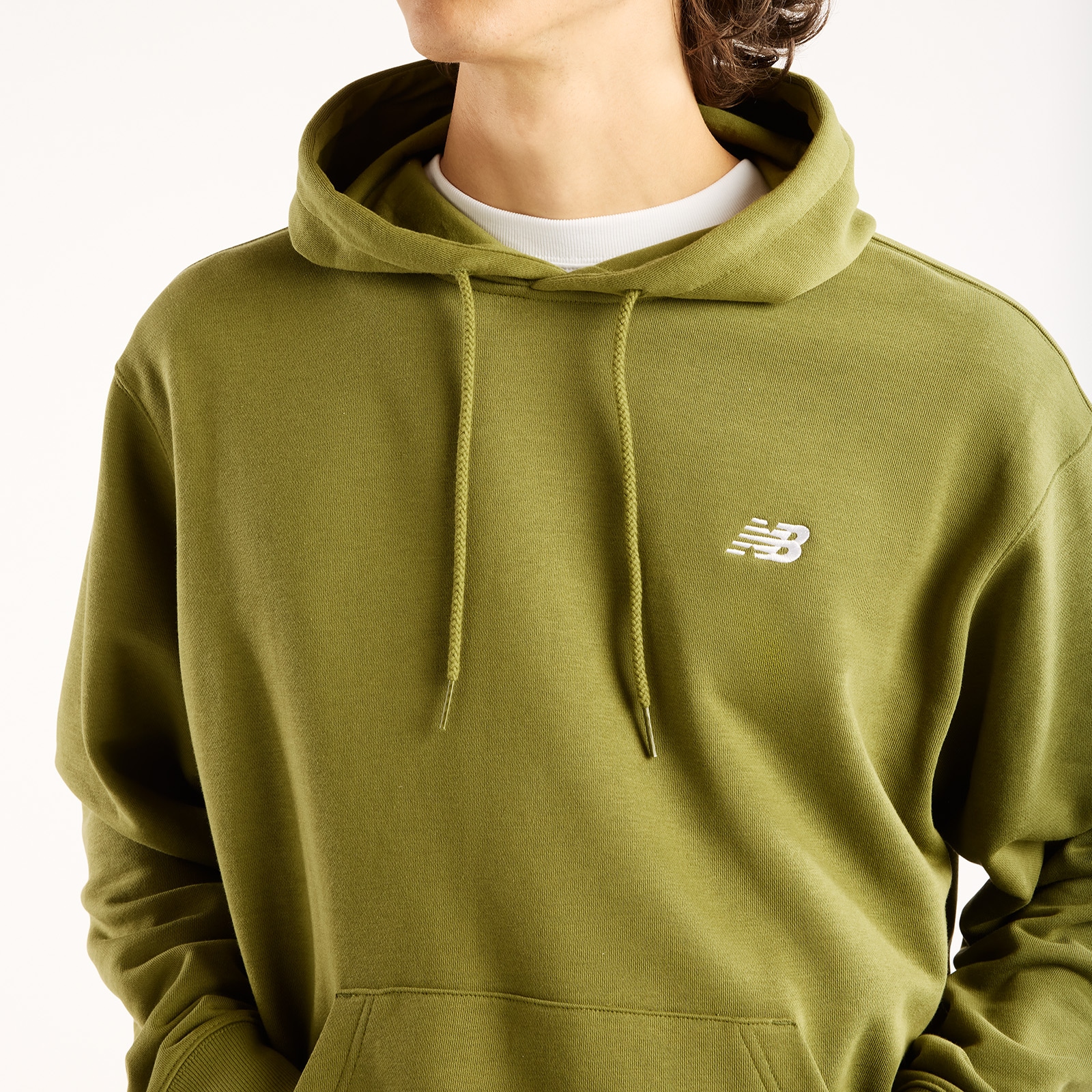 New Balance Kapuzensweatshirt »SPORT ESSENTIALS FRENCH TERRY HOODIE«, mit Kapuze, Langarm, aus Baumwolle und Polyester, entspannte Passform

