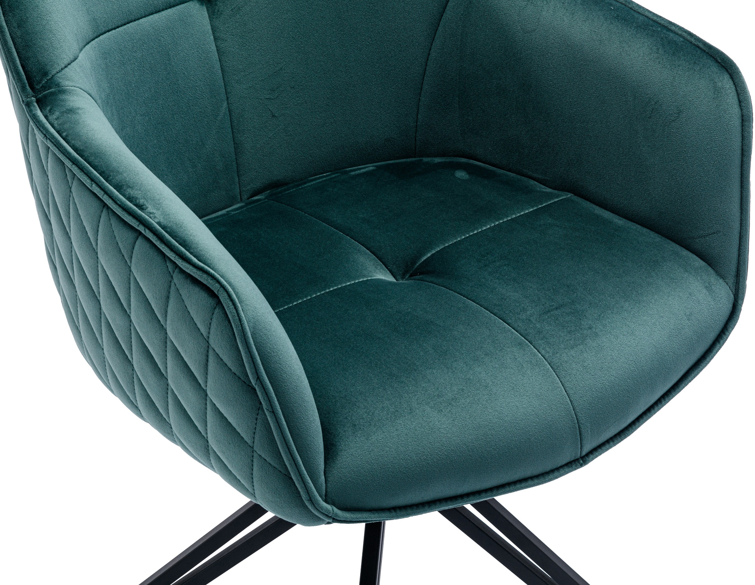 Stolkom Chaise avec accoudoirs »Emma« (Packung) 1 cuis180 grad drehbar mit Auto-Return