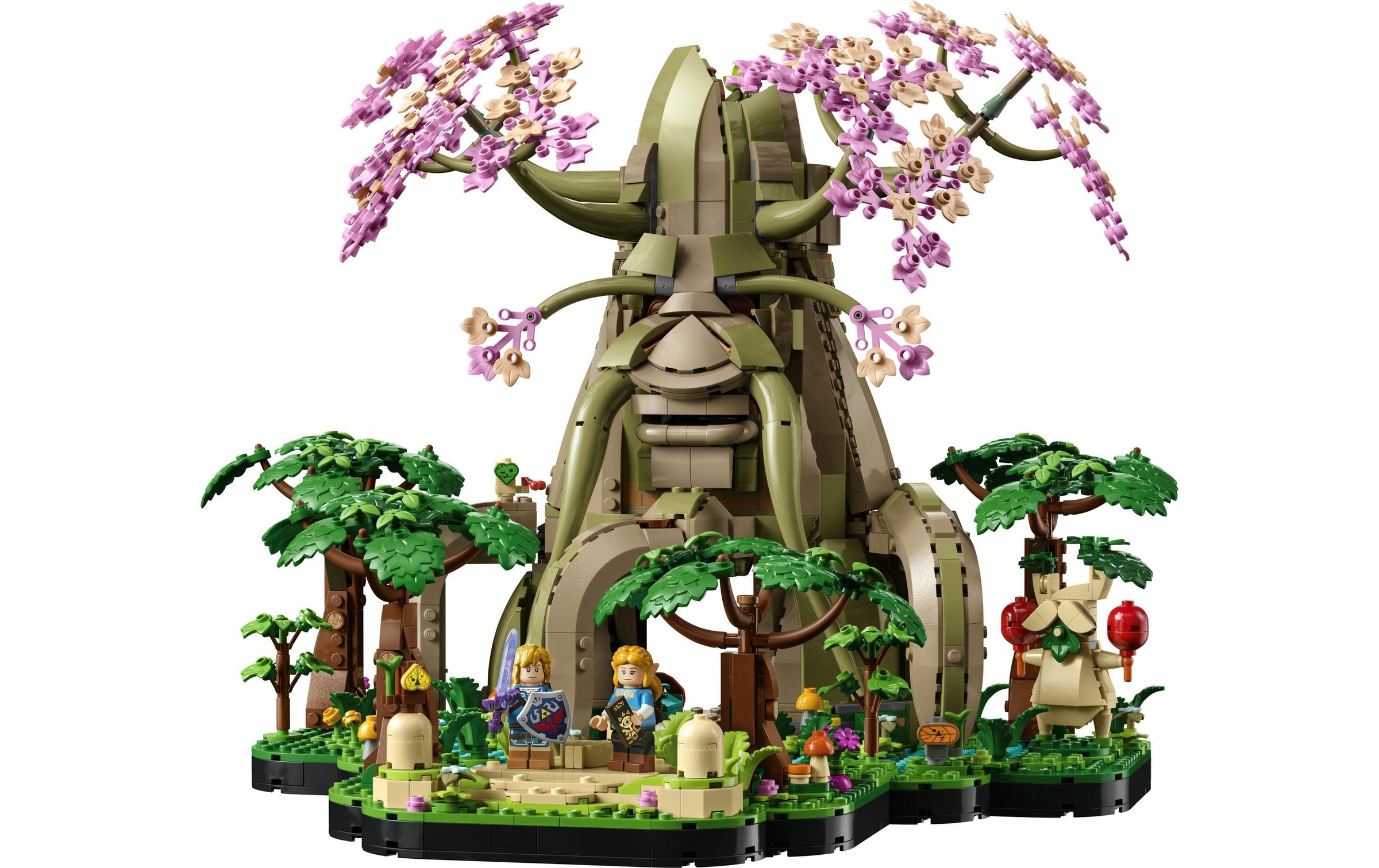 LEGO® Konstruktionsspielsteine »The Legend of Zelda Deku-Baum 2-in-1 77092« Ausstellungsmodell des Grossen Deku Baums