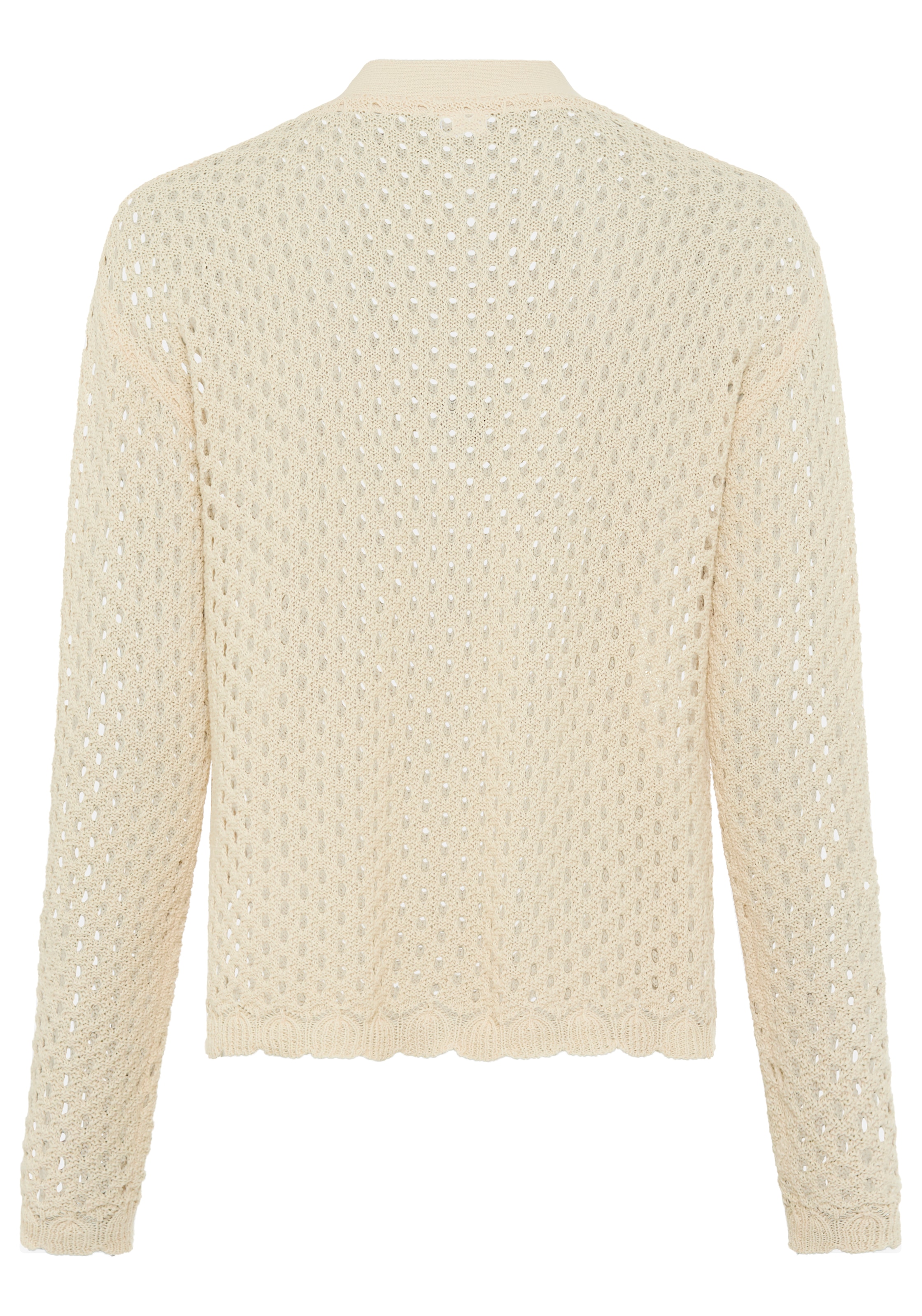 KangaROOS Ajourstrickjacke casual Stil, Langarm, bequeme Passform, Ajourstrick