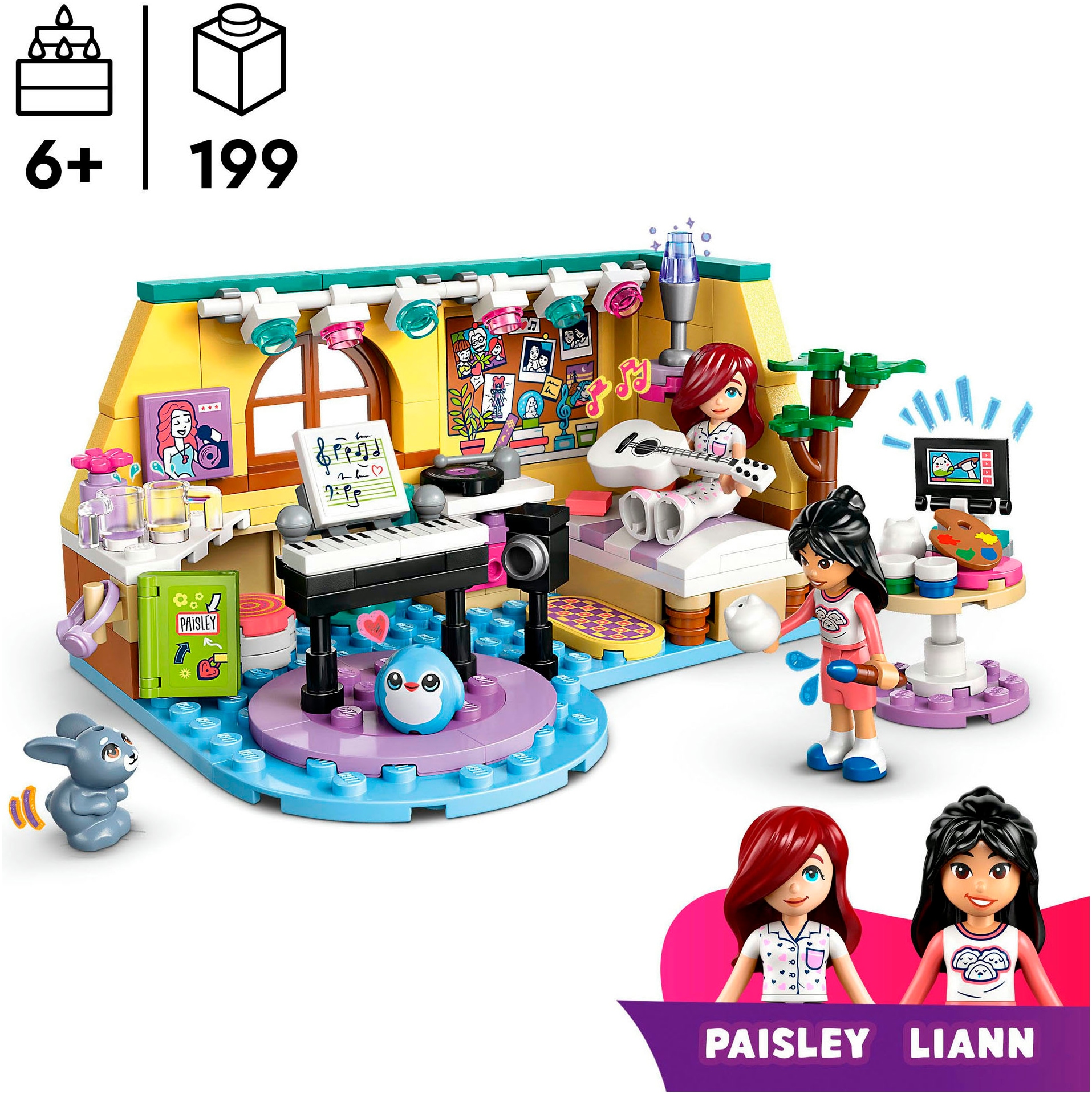 LEGO® Pions de construction »Paisleys Zimmer (42647), LEGO Friends« Made in Europe