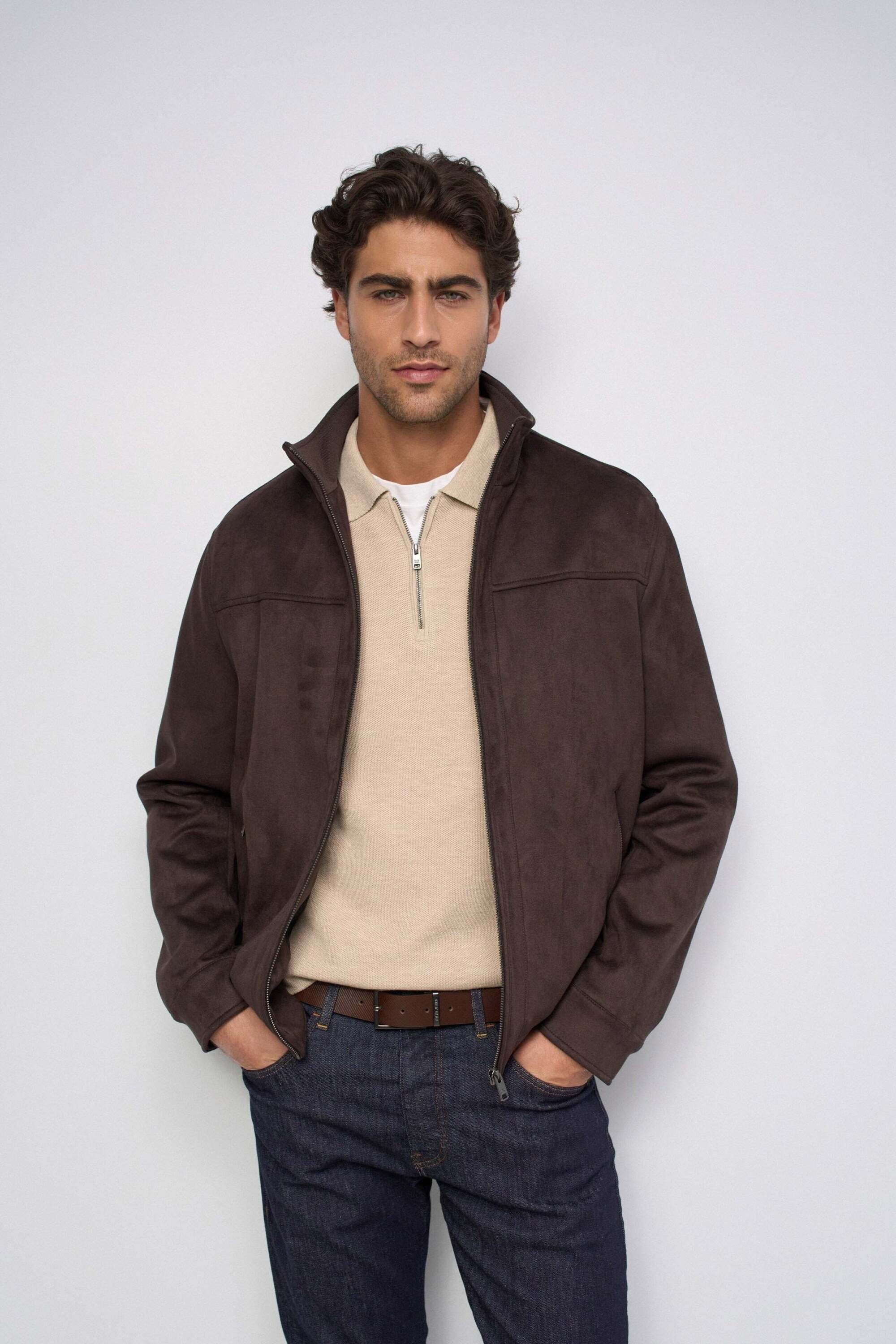 Salsa Lederimitatjacke »Salsa Jeans Kunstlederjacke Faux Suede«