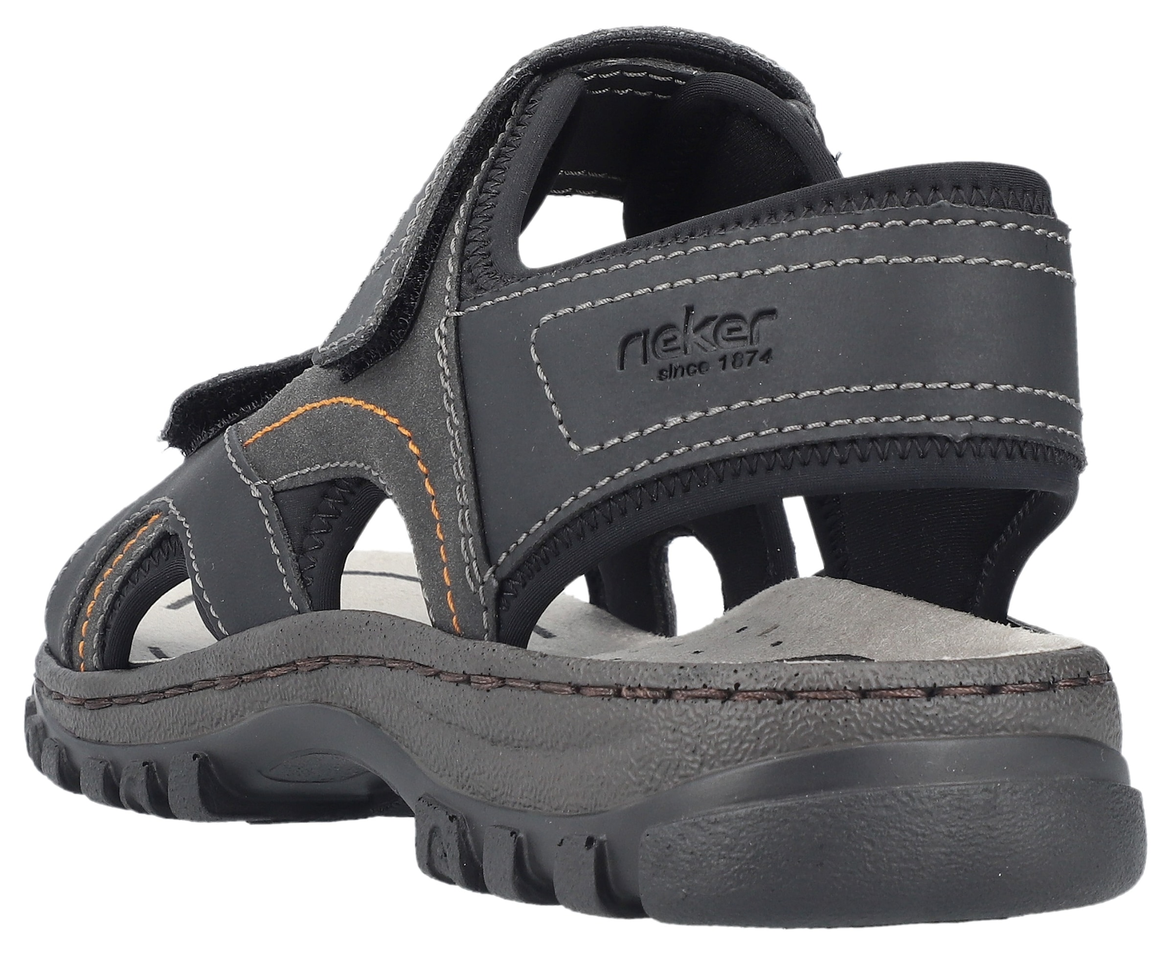 Rieker Sandale de trekking  , Sommerschuh, Outdoorsandale, Freizeitsandale, mit Profilsohle