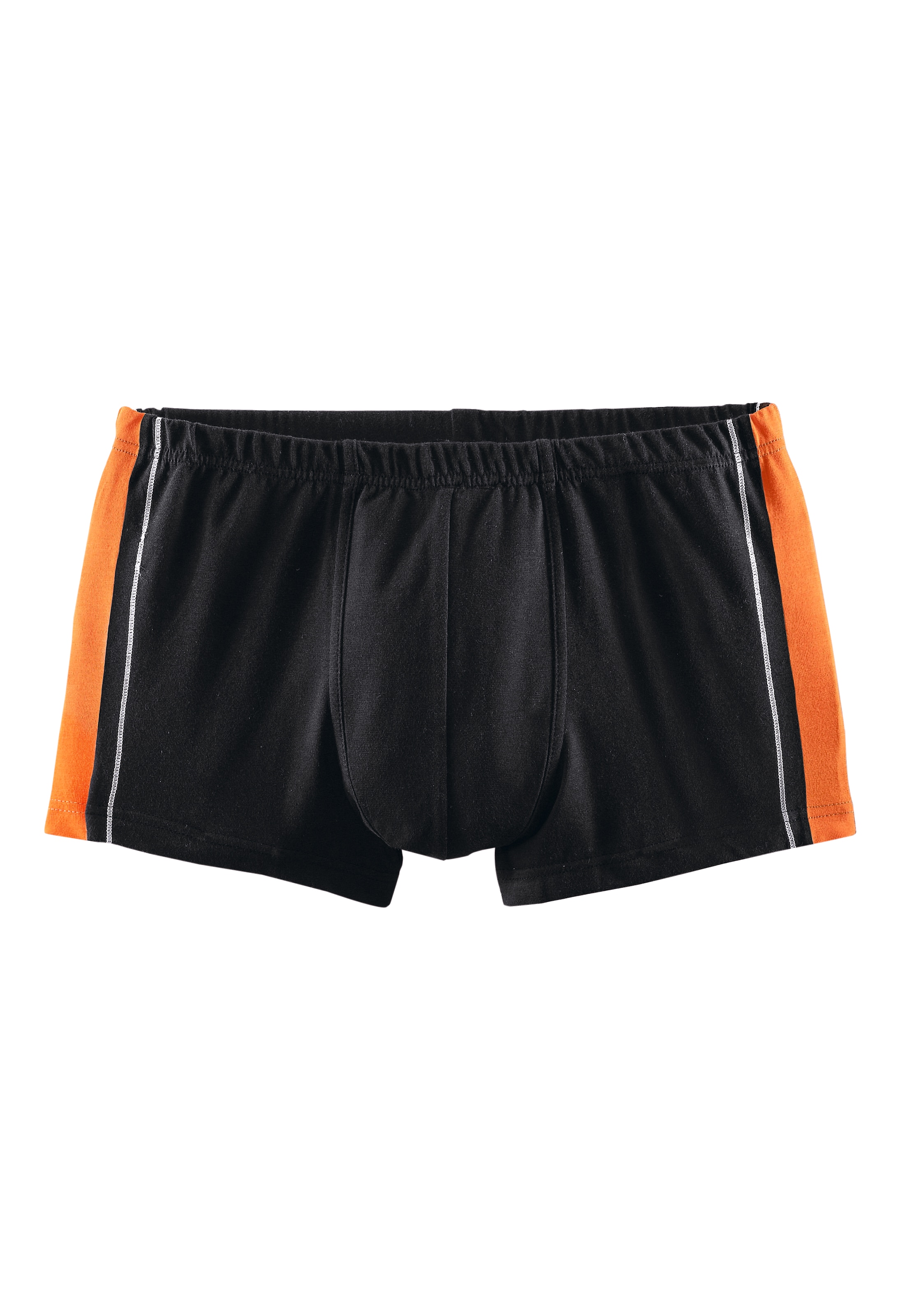 AUTHENTIC UNDERWEAR Boxer »Boxershorts für Herren« Packung, 4 Stk. mit kontrastfarbigen Streifen seitlich