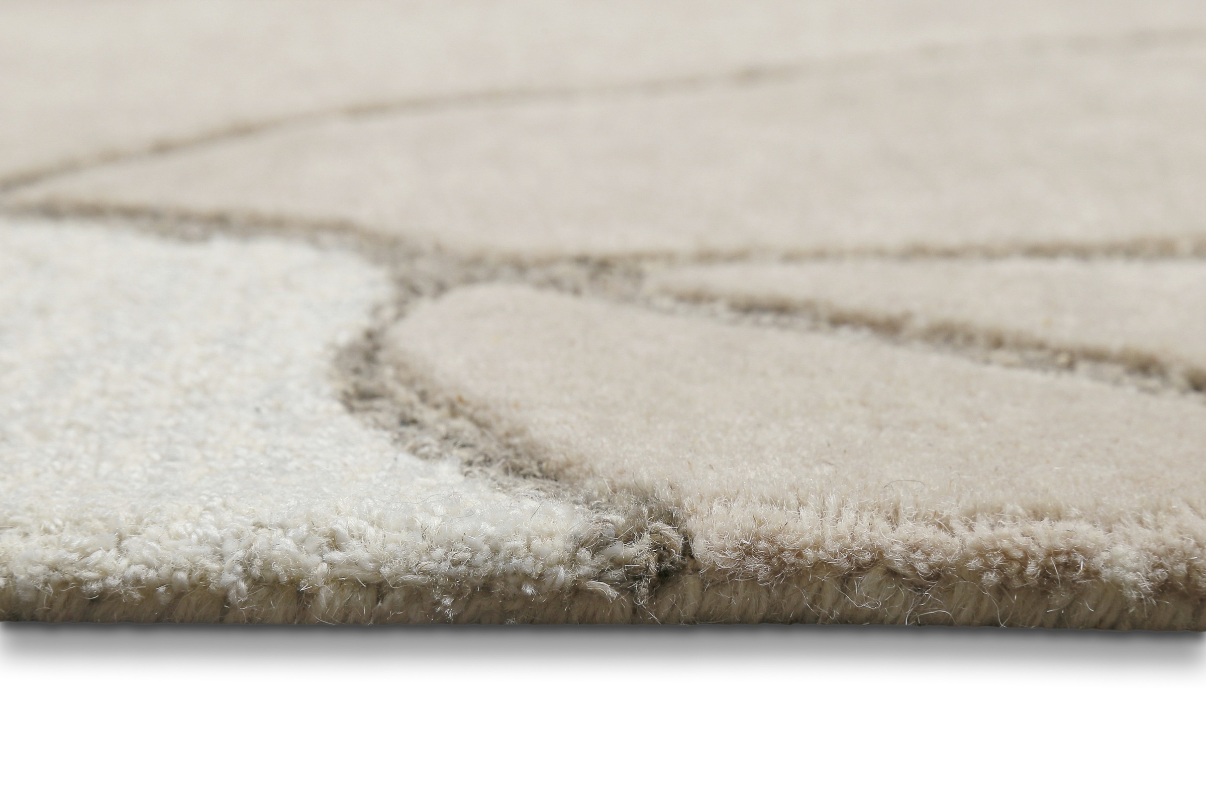 Wecon home Teppich »Tunia« rechteckig 10 mm Höhe handgefertigt, floral, pflegeleicht, Wolle, Wohnzimmer, Schlafzimmer