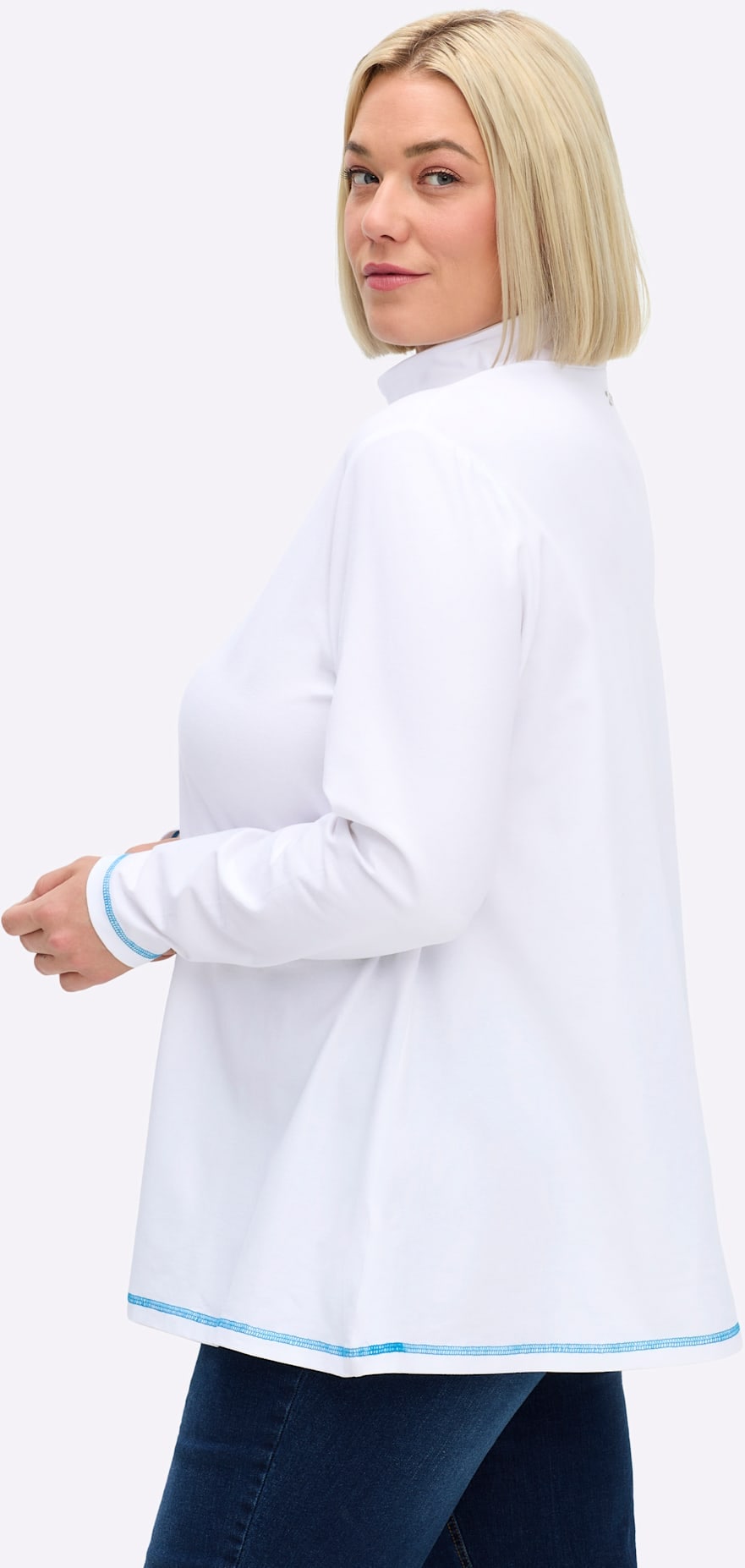 Sheego T-shirt à col roulé »Rollkragen-Shirt« 1 cuis