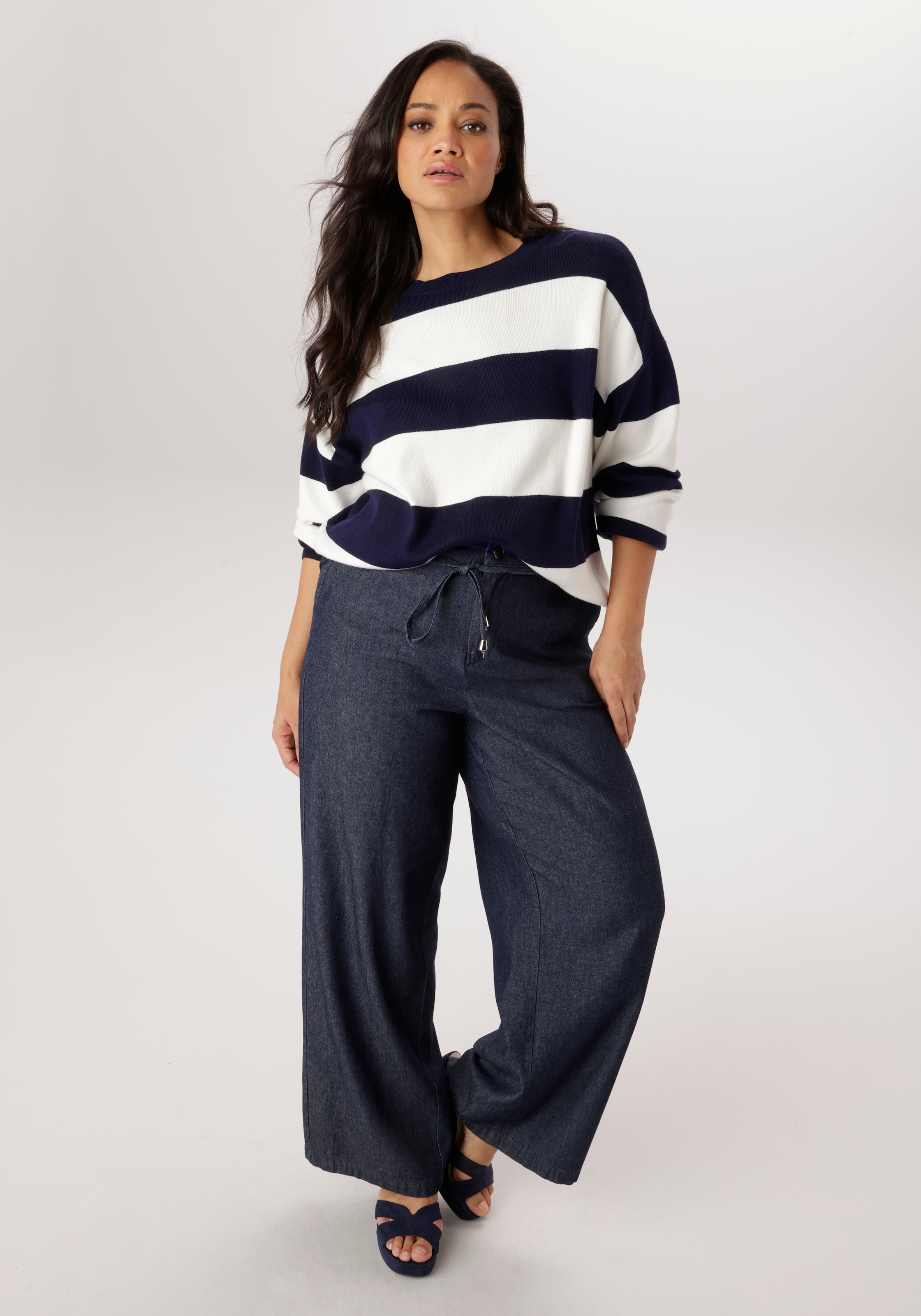 Aniston PLUS Pull en tricot im Streifen-Dessin - NEUE KOLLEKTION