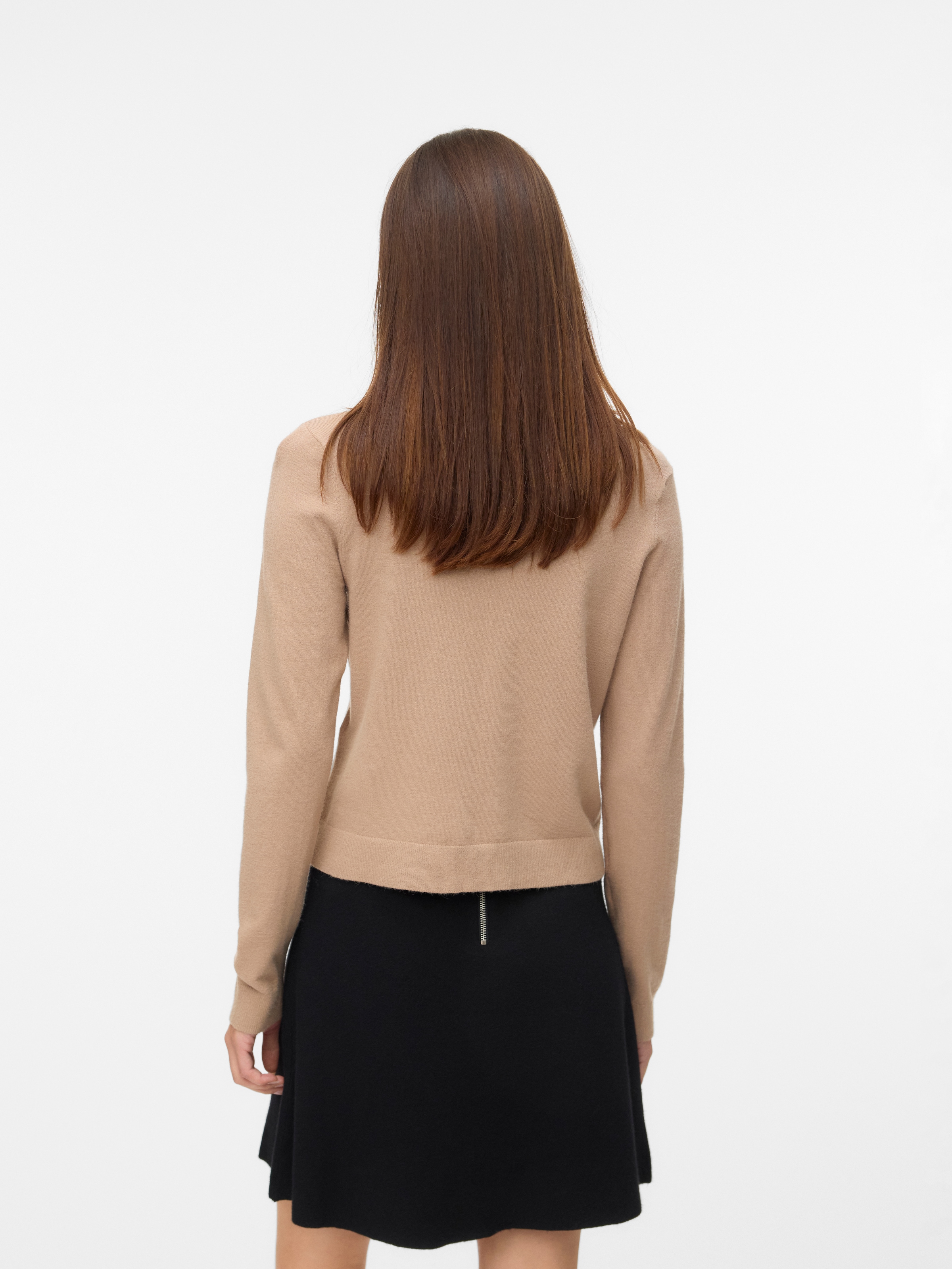 Vero Moda Strickjacke »VMVICKY LS O-NECK BUTTON CARDIGAN NOOS«