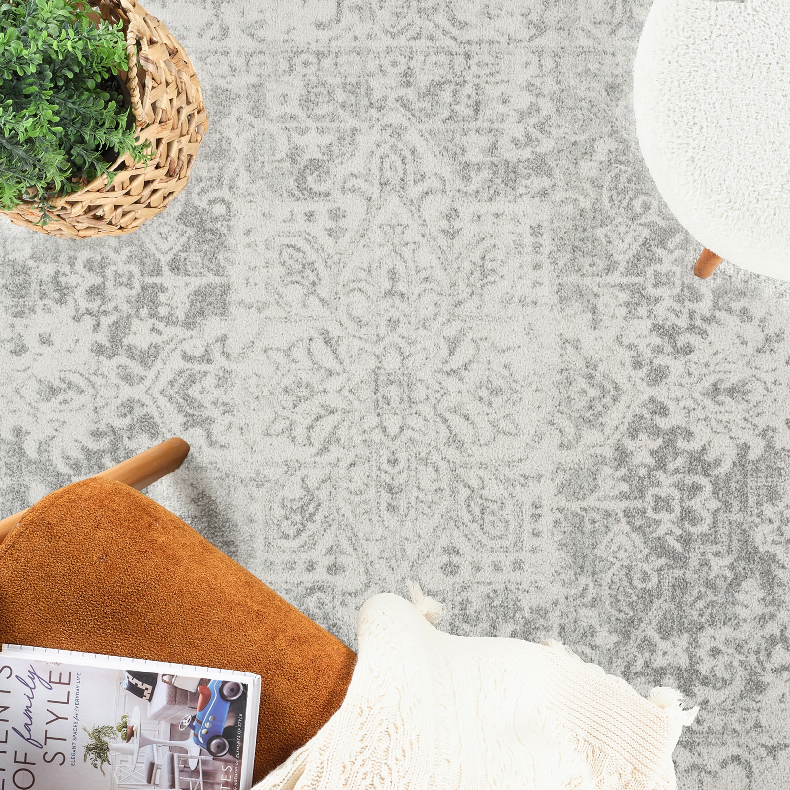 Livabliss Teppich »SYRACUSA« rechteckig 11 mm Höhe Kurzflor Orientteppich, Wohnzimmer, Schlafzimmer, Orange