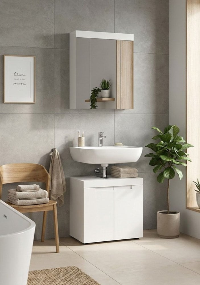 GOODproduct Badmöbel-Set »MAOI, 2-teilige Badkombination, hochwertige MDF Front«