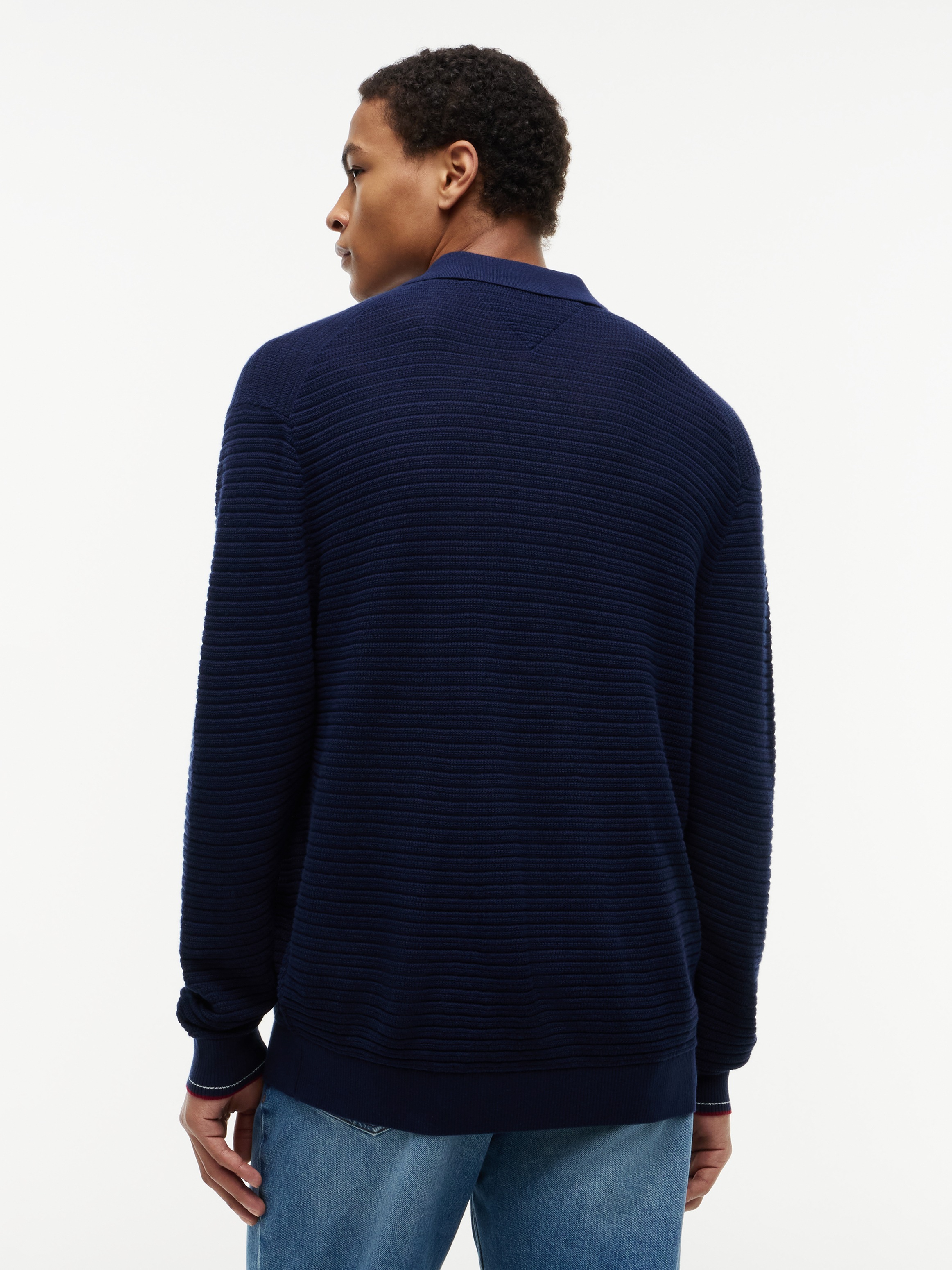Tommy Hilfiger Polokragenpullover »Dress Casual Premium Line Zipper« Premium Qualität mit Seide und Kaschmir - soft, atmungsaktiv