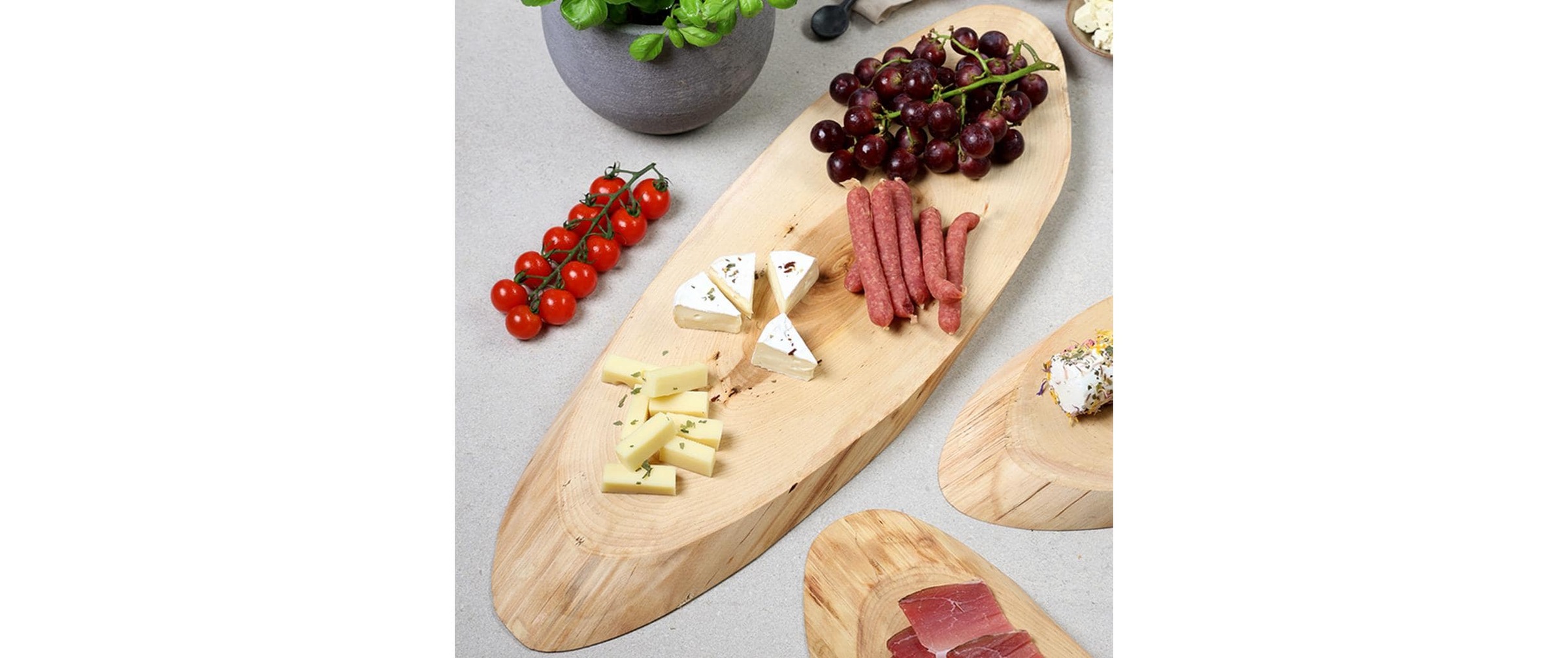 KESPER® Plateau de service »Kesper Rindenholzbrett «