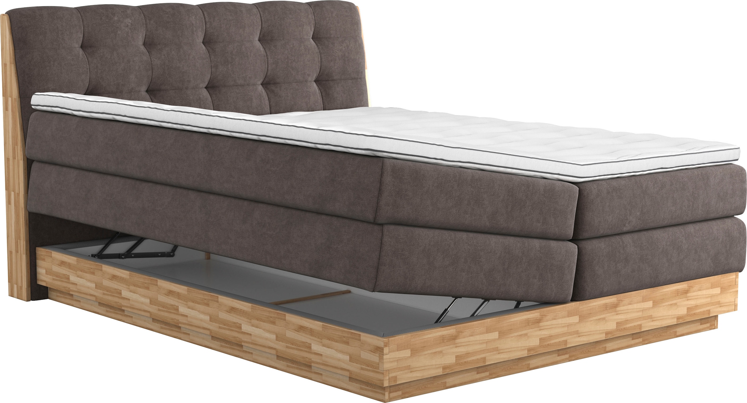 Home affaire Lit boxspring »Naome« lit boxspring, incluant surmatelas