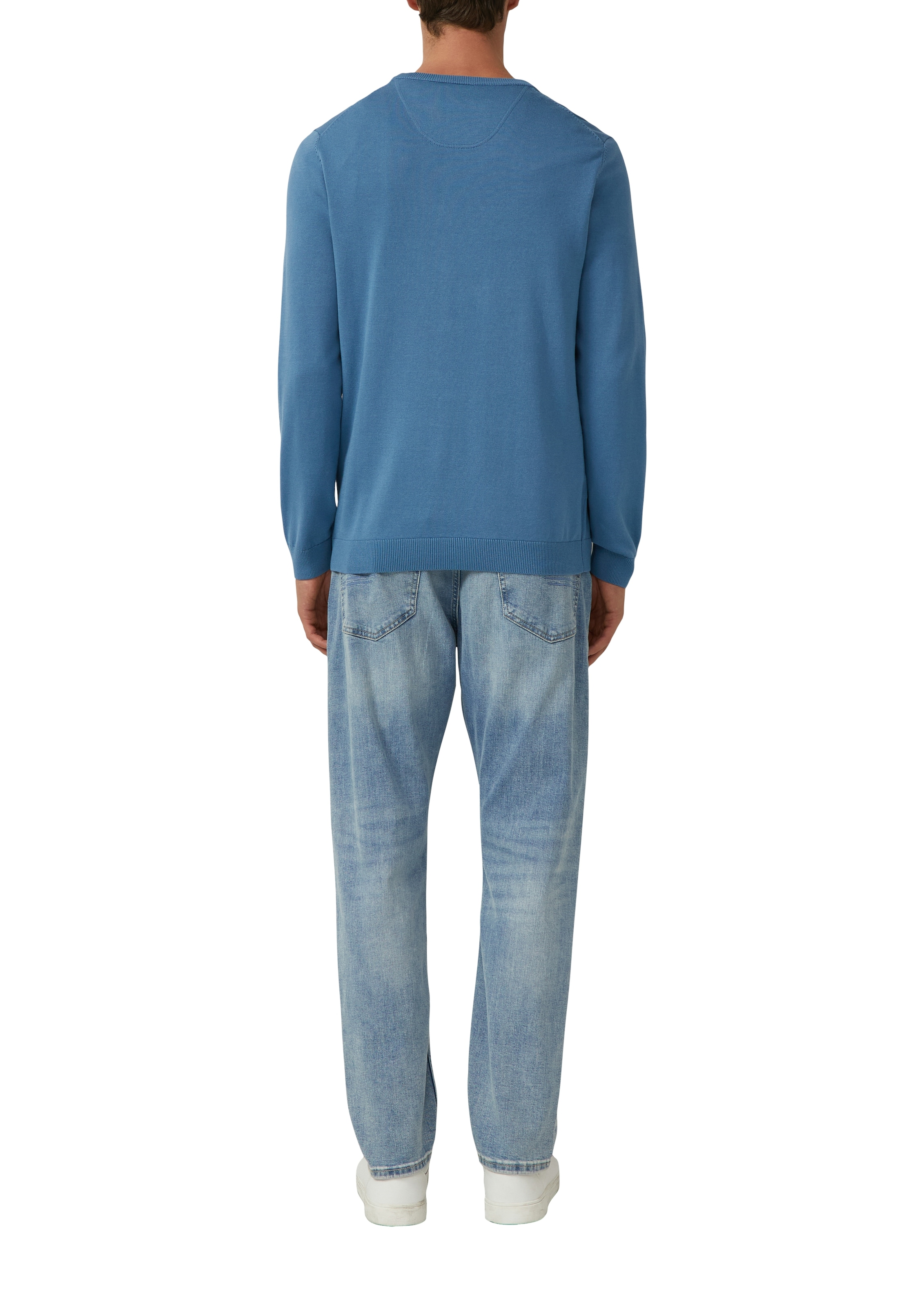 s.Oliver Pull à col rond mit Logo Stickerei