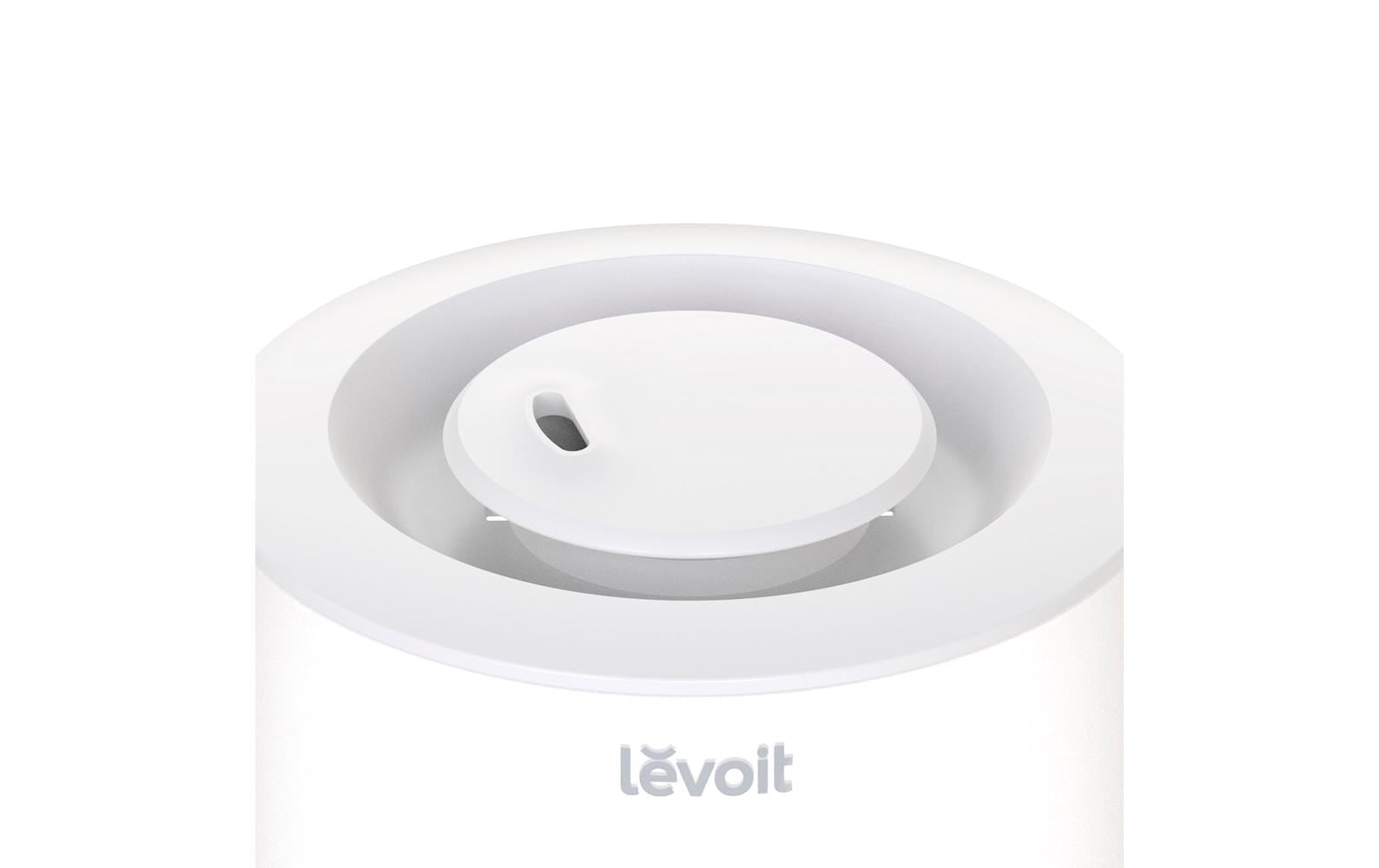 Levoit Luftbefeuchter »Dual 150 Ultrasonic Cool Mist Humidifier« 3 l Wassertank Top-Fill, 3 l, mit Nachtlicht, 25 Std. Laufzeit, spülmaschinenfest