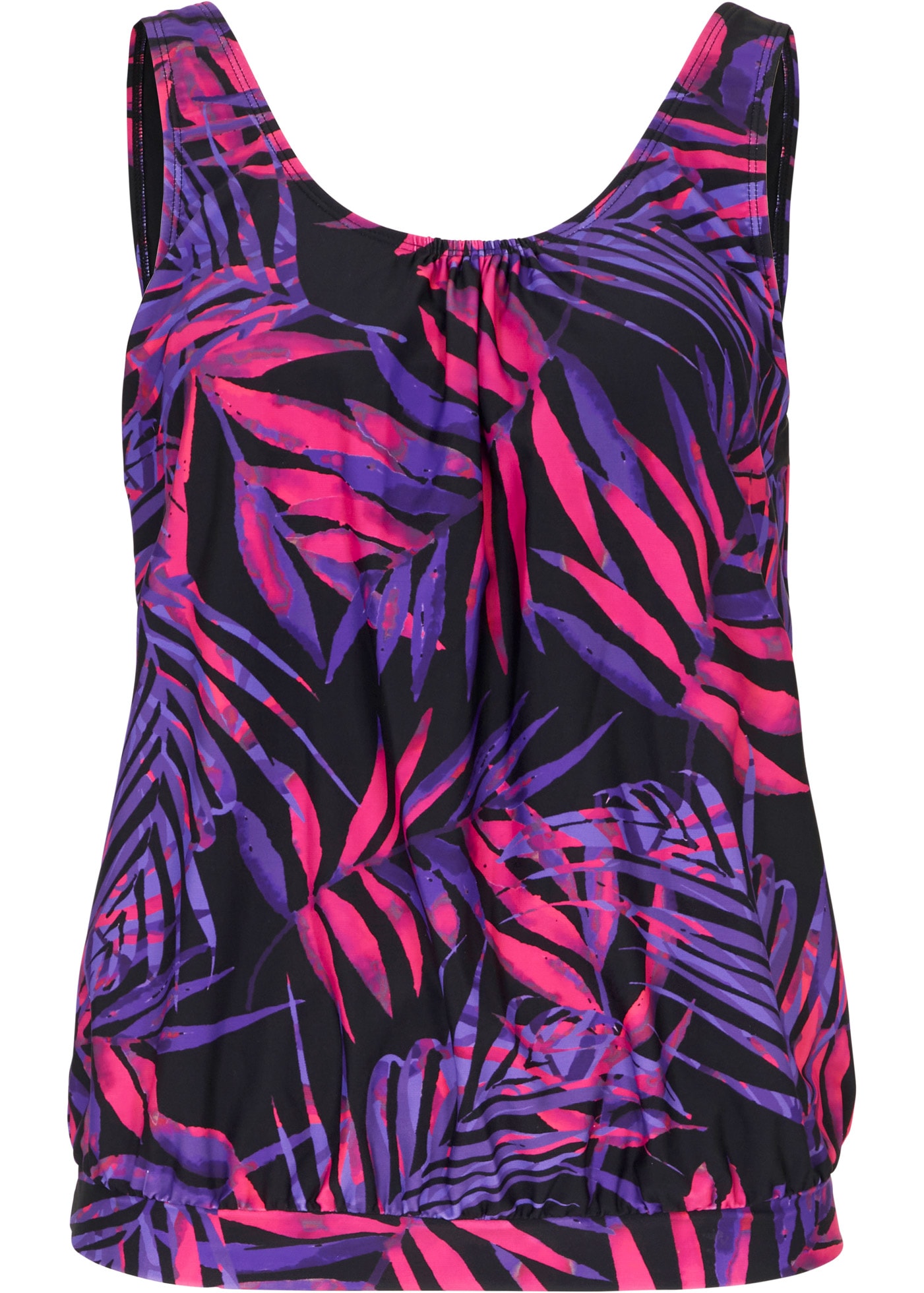 bonprix Haut de tankini mit Futter aus Polyester, mit edlem Druck, sportlicher Stil