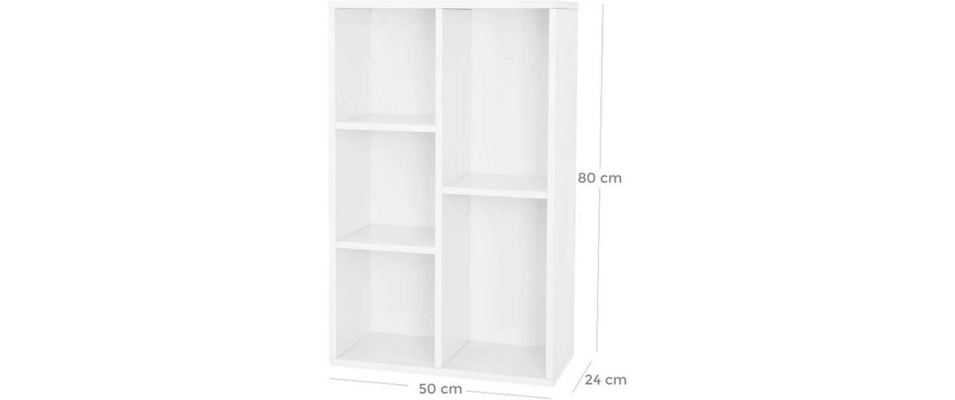 VASAGLE Étagère »5 Ablagen 50 x 80 cm«