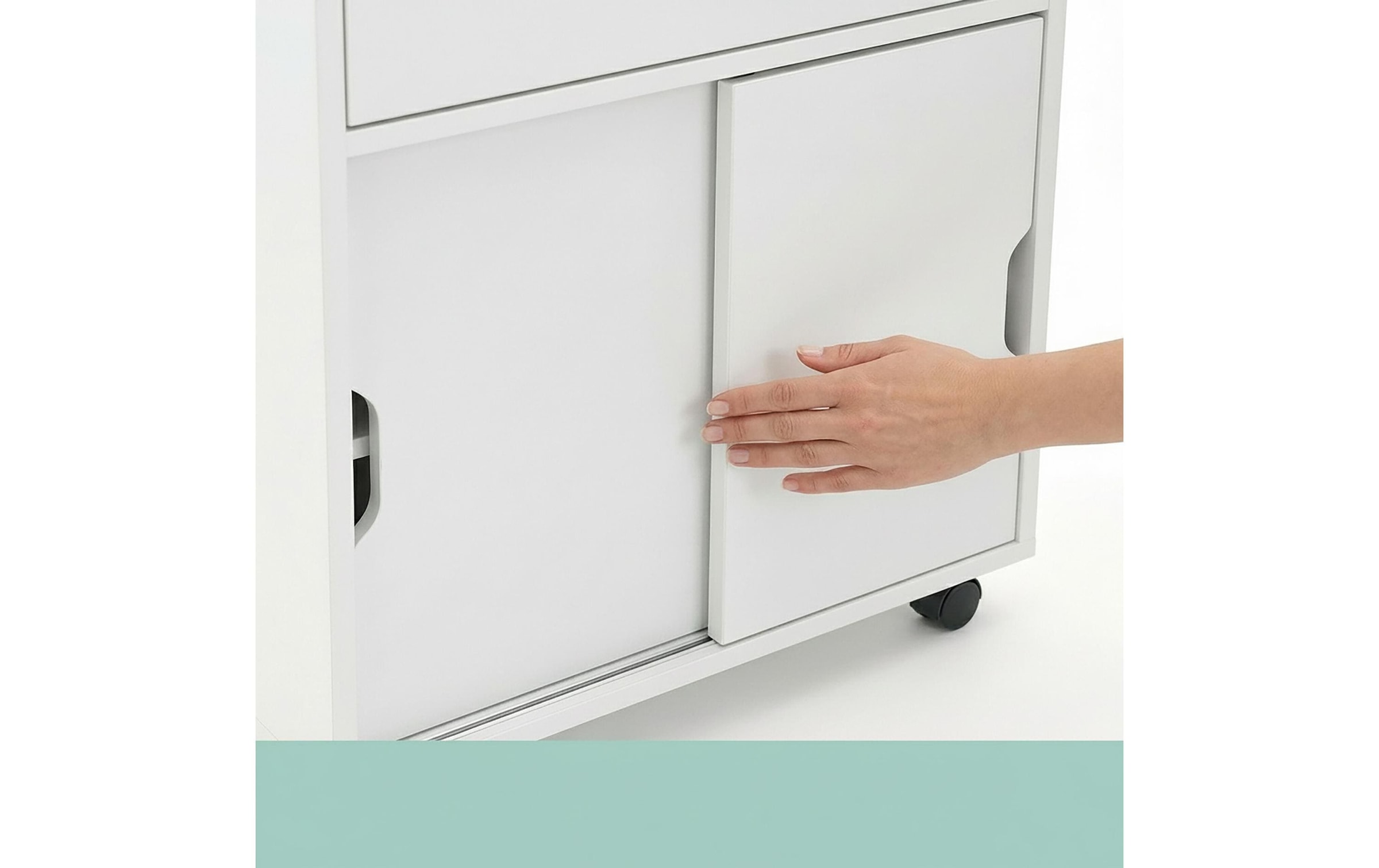 relaxdays Armoire multi-usages »Nischenwagen 17 x 67 cm«