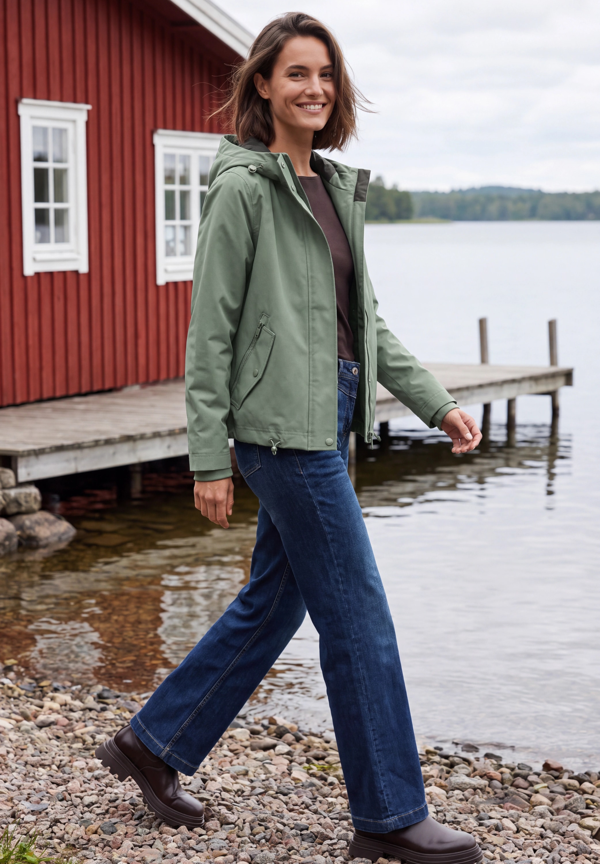 Cecil Blouson avec capuche 2-in-1 Jacke mit Steppwesten-Inlay / Kapuze