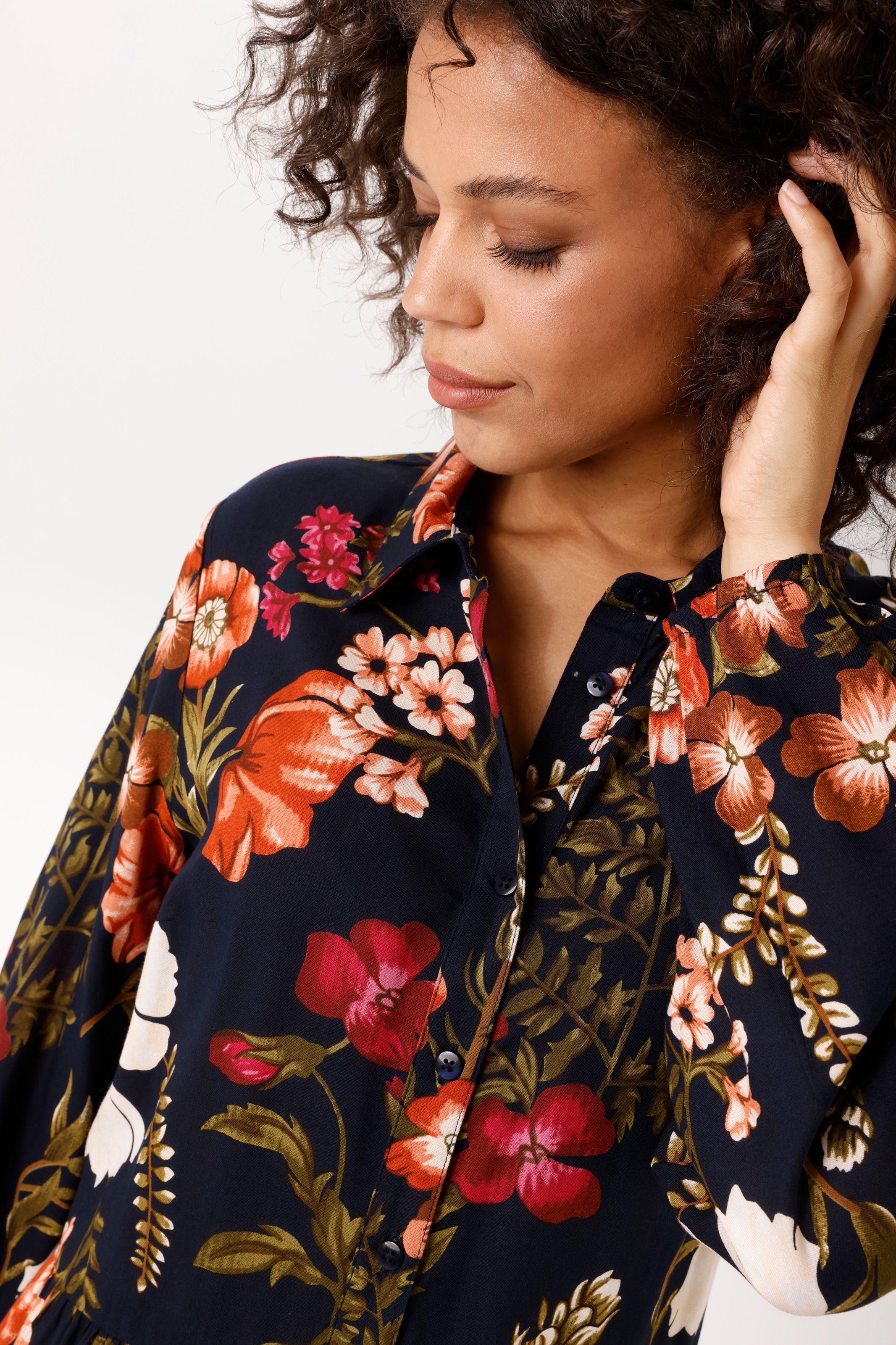 Aniston CASUAL Maxi robe avec imprimé floral coloré - chaque pièce est unique - NOUVELLE COLLECTION