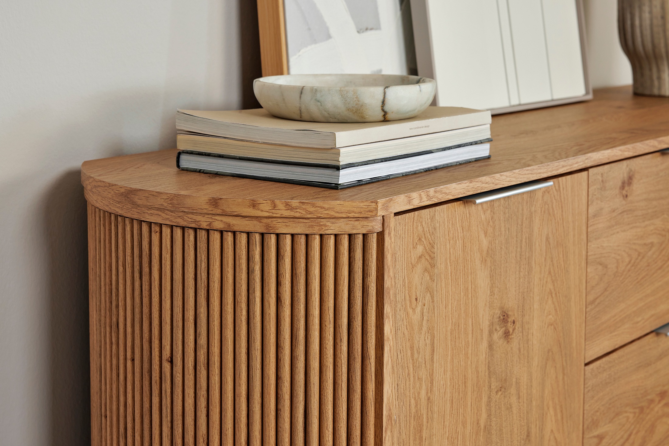 Jahnke TV-Board »MOON TV 175« 1 Stk. tlg. Sideboard, 2 Türen & 3 Schubladen, abgerundet, Breite ca. 160 cm