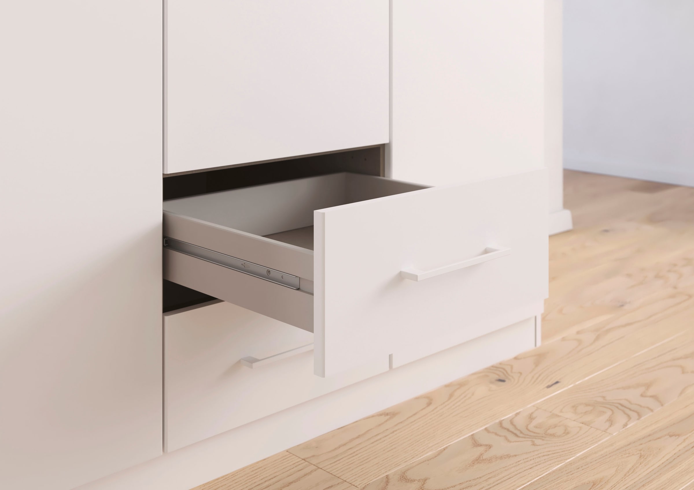 rauch Armoires à vêtements »Schrank Schlafzimmerschrank Garderobe Stauraum GAMMA Breite 91 cm« En 3 configurations BASIC/CLASSIC/PREMIUM (avec fonction SOFT-CLOSE),  avec tiroirs, différentes variantes de poignées MEILLEURE VENTE MADE IN GERMANY