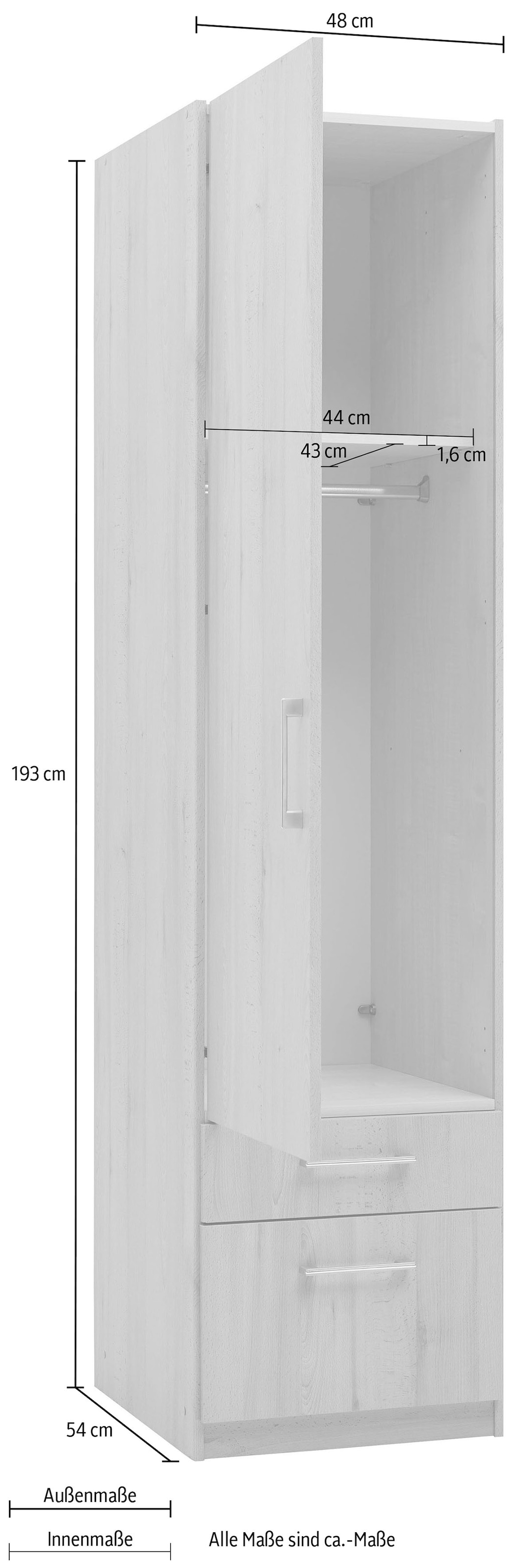 priess Armoire à portes battantes »Lindau«