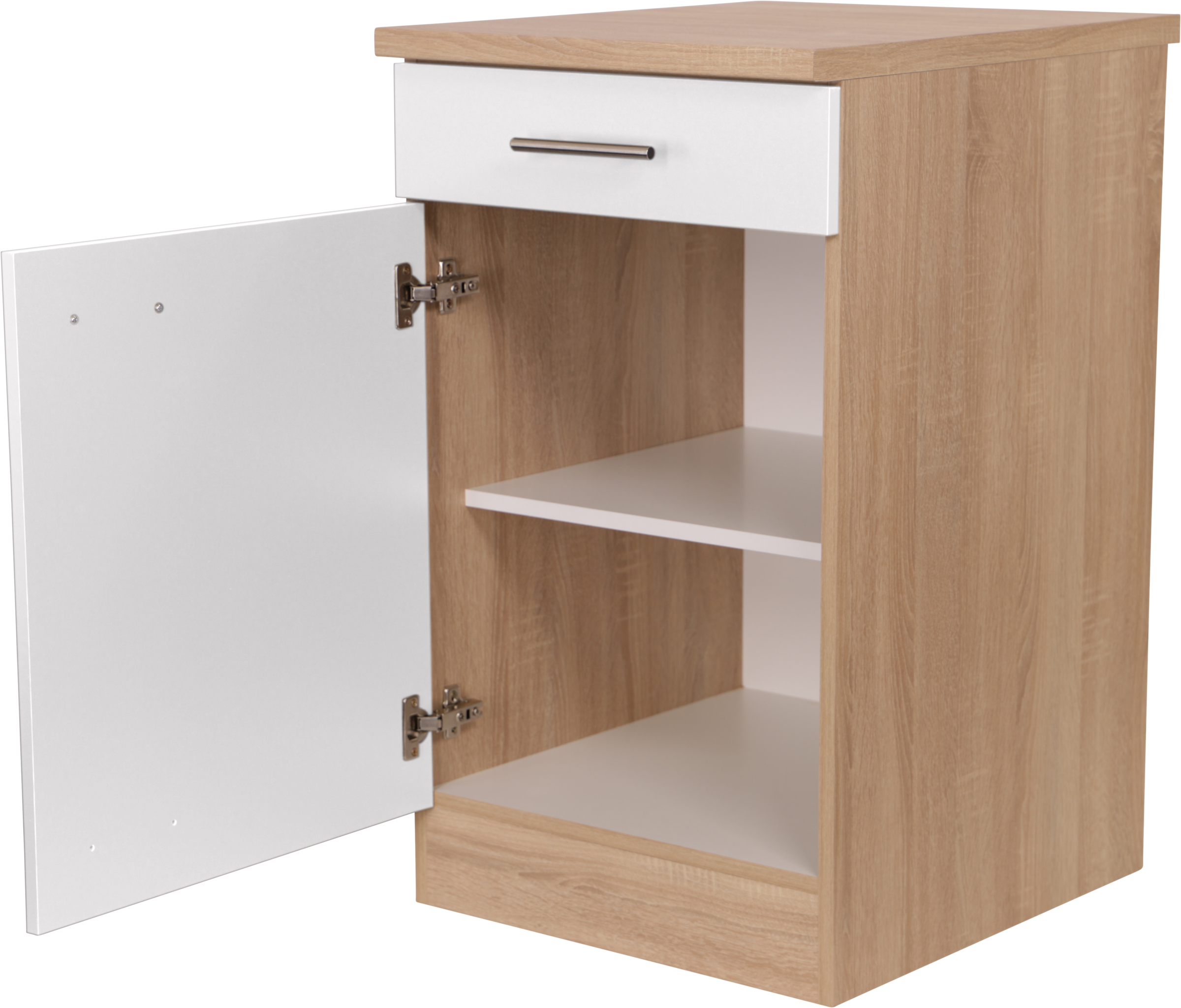 RESPEKTA Unterschrank »Merle« Breite 50 cm, Soft-Close, Griffe aus Metall, 85 cm Arbeitshöhe