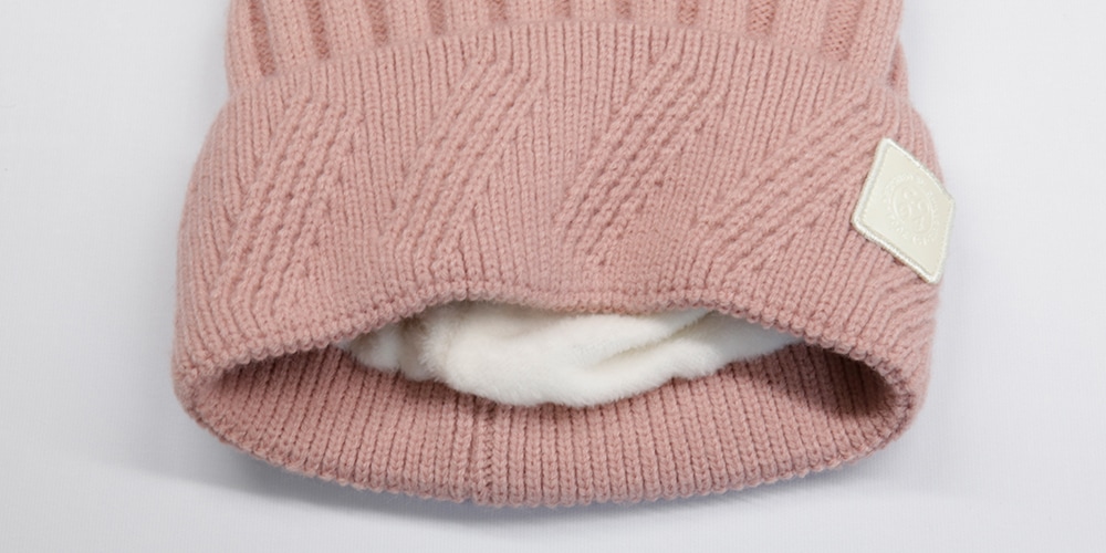 chillouts Bonnet à pompon mit elastischem Bündchen