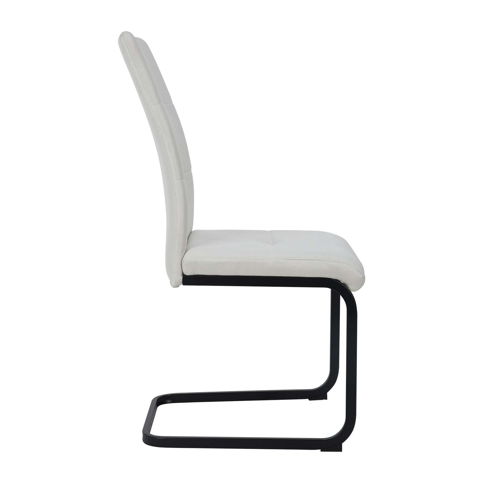 GOODproduct Esszimmerstuhl »Calgoty« () 2 Stk.Freischwinger, gepolsterte Rückenlehne und Sitzfläche, Sitzhöhe 48 cm