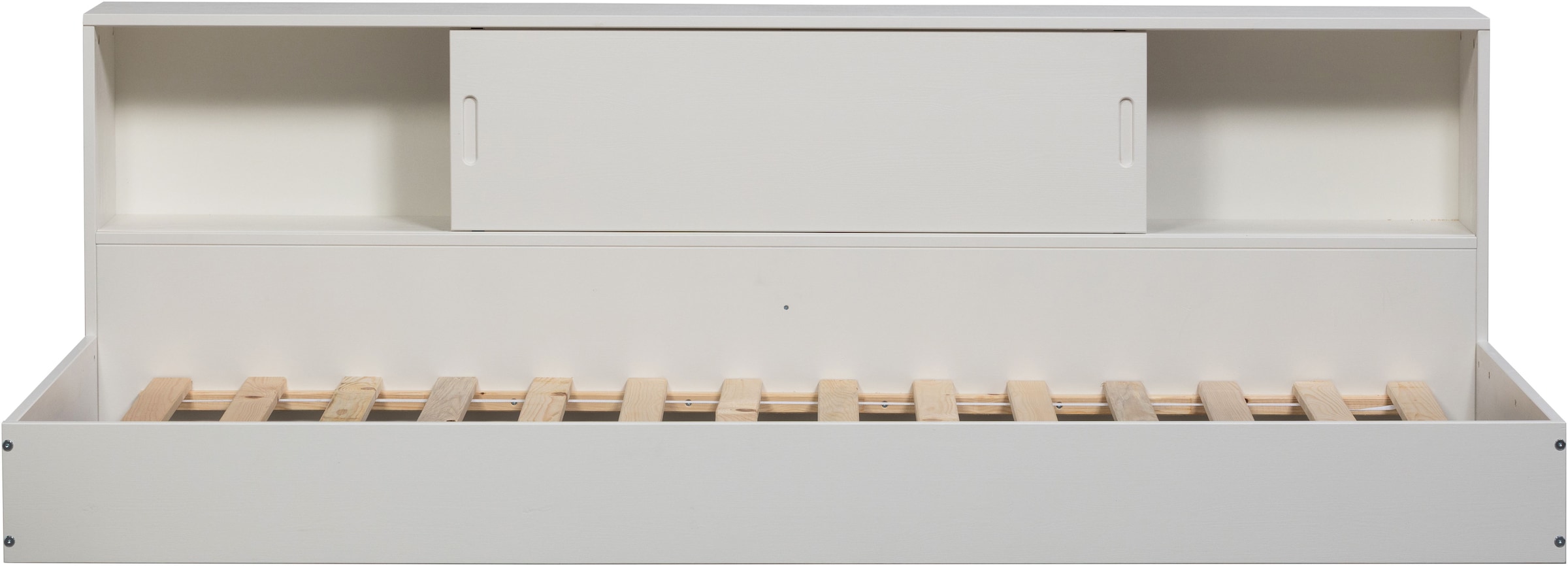 WOOOD Stauraumbett »Carter FSC®-Kiefernholz mit integriertem Stauraum H67 x B207 x T118 cm« Matratzenmass 90x200 cm, Tragkraft 100 kg, Schutzlackierte Oberfläche