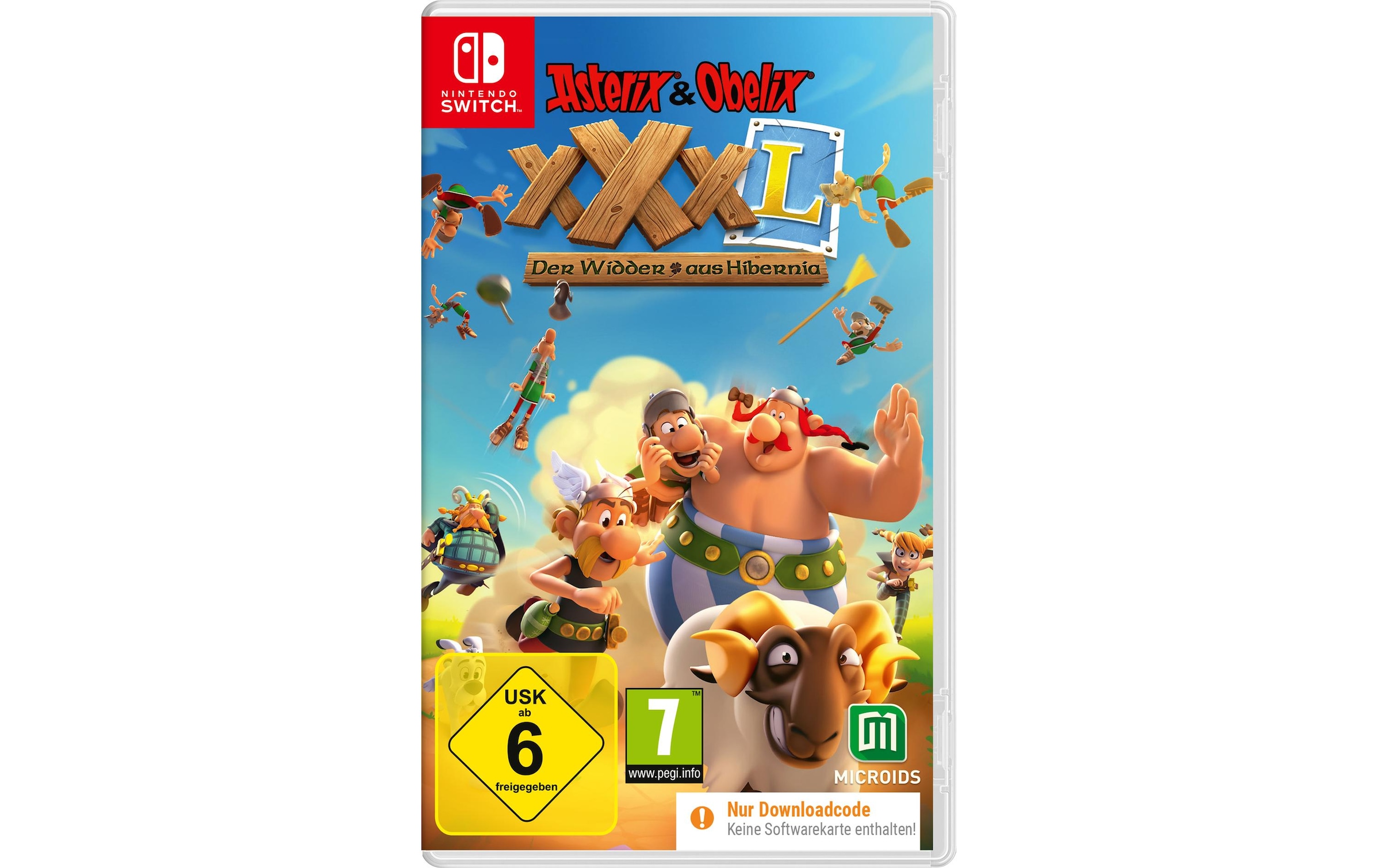   Logiciel de jeu »GAME Asterix XXXL–Der Widder aus Hibernia (D) (Code in a Box)« Nintendo Switch