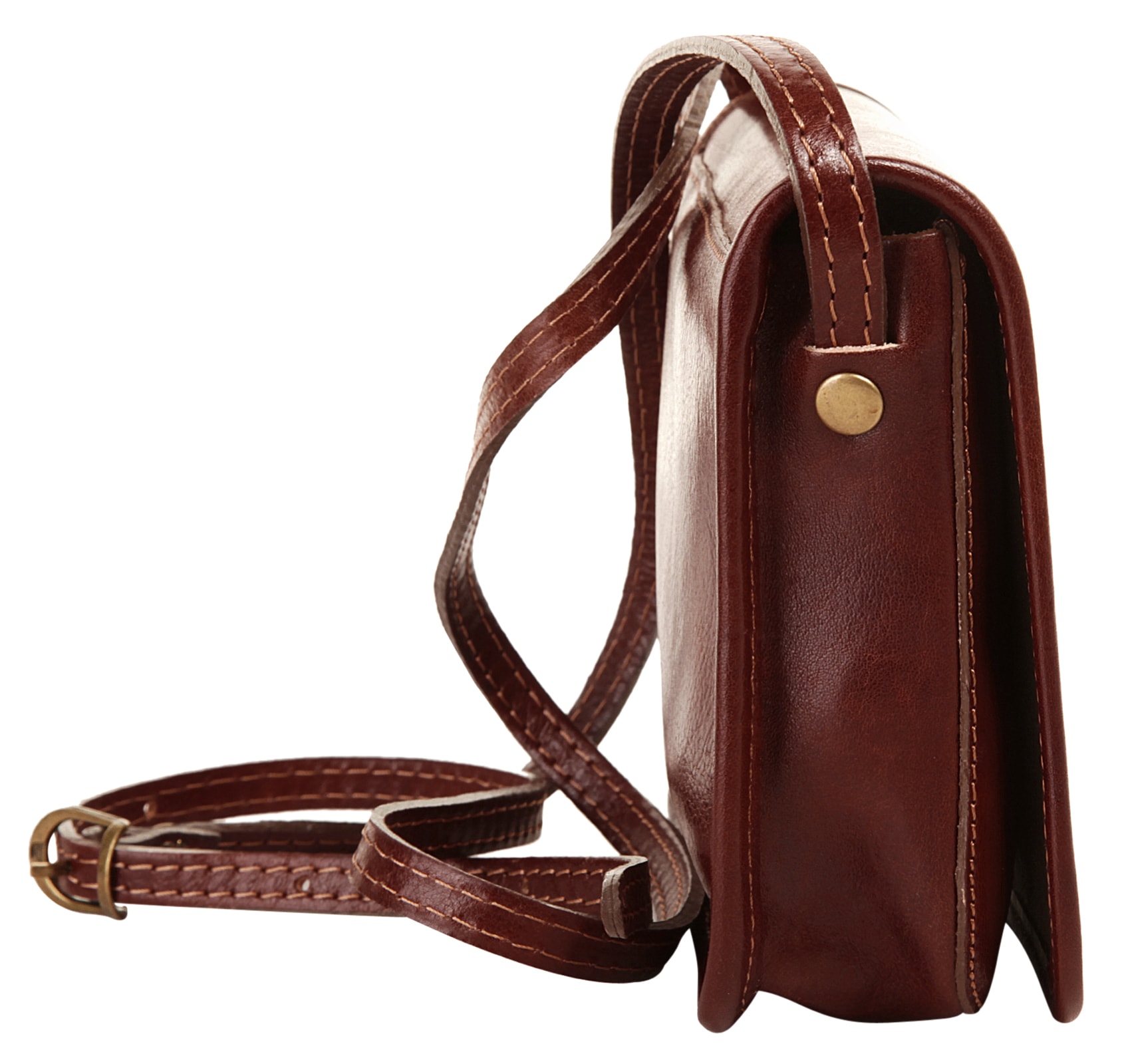 Piké Umhängetasche echt Leder, Made in Italy