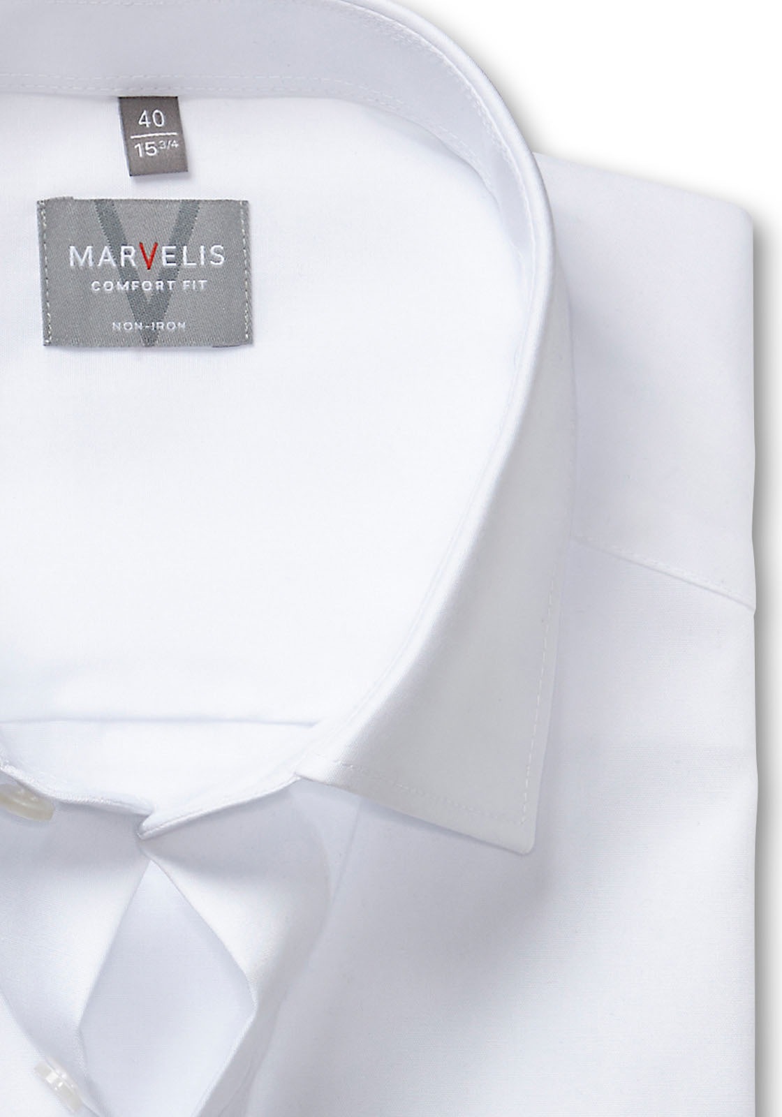 MARVELIS Chemise à manches courtes Businesshemd, New-Kentkragen, comfort fit