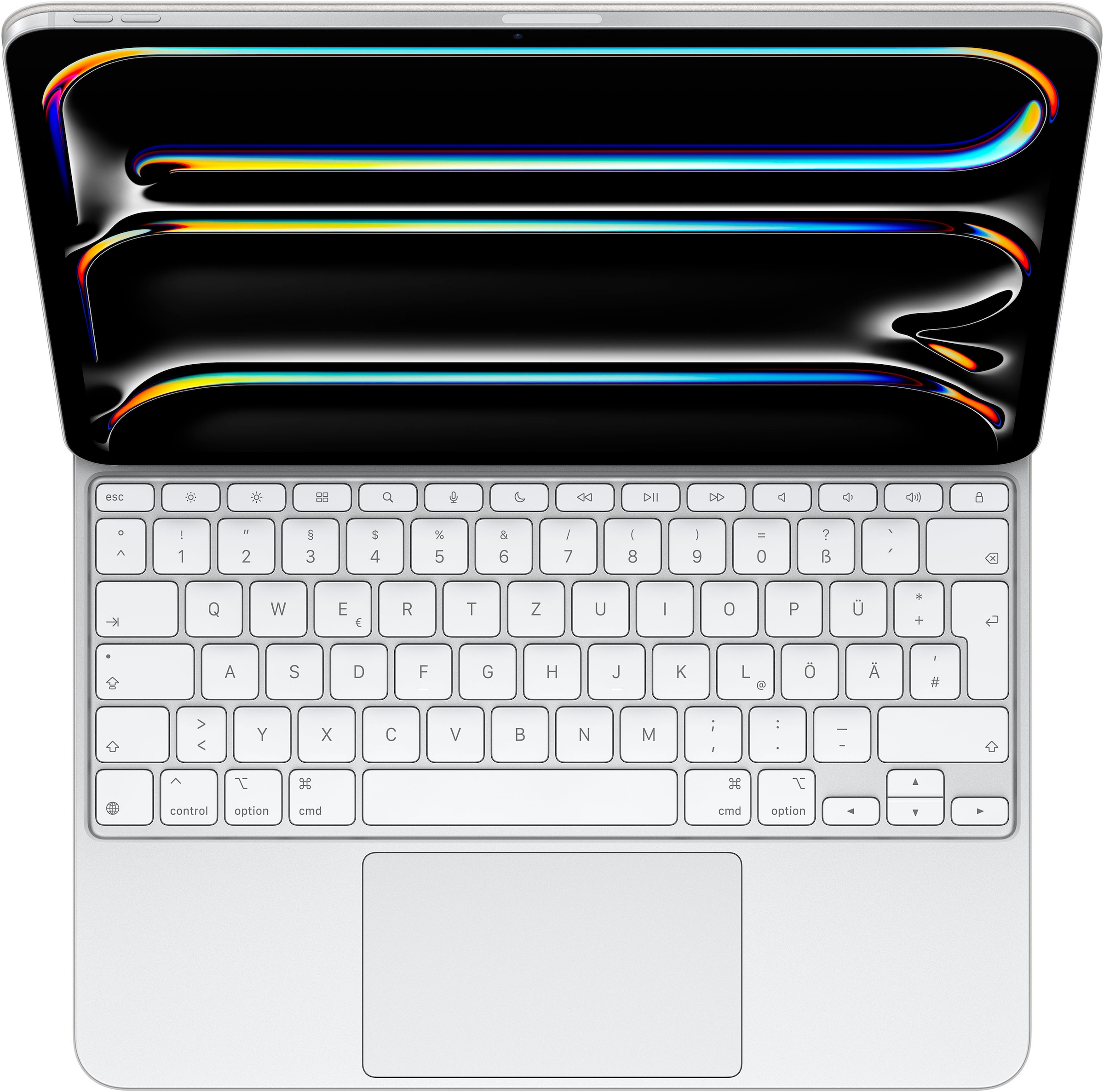 Apple Tastatur mit Touchpad »Magic Keyboard für 13" iPad Pro (M4)« (Funktionstasten | Touchpad | USB-Anschluss)