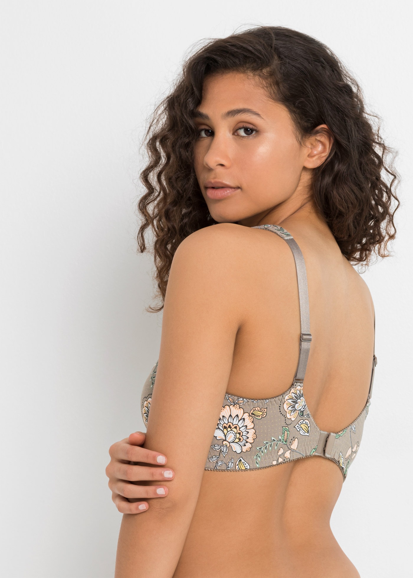 bonprix Büstenhebe »BH ohne Bügel mit Baumwolle (3er Pack)« Packung, 3, 3 Stk. tlg., BH ohne Bügel mit Baumwolle (3er Pack)