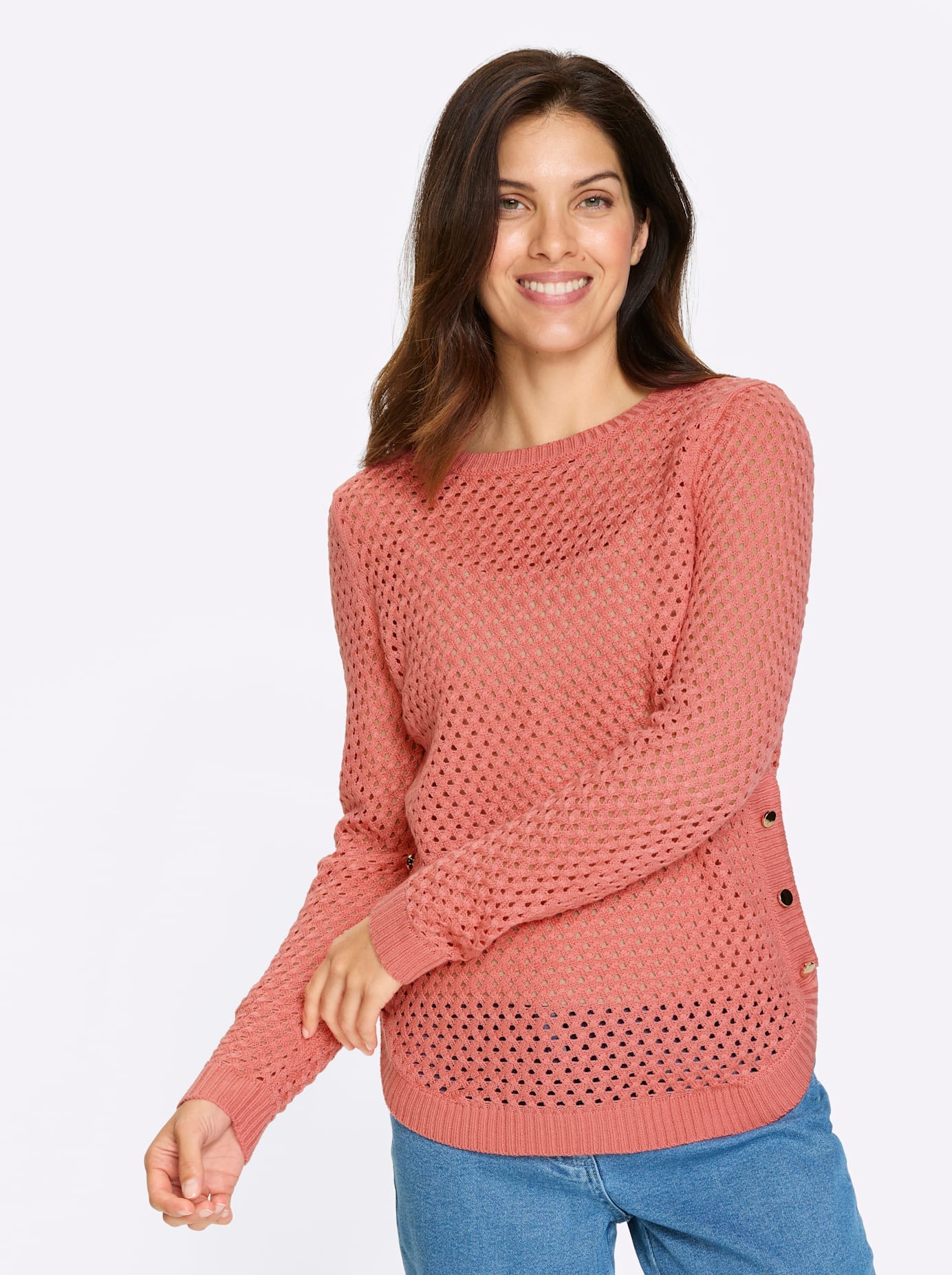 Classic Basics Pull ajouré »Ajour-Pullover«