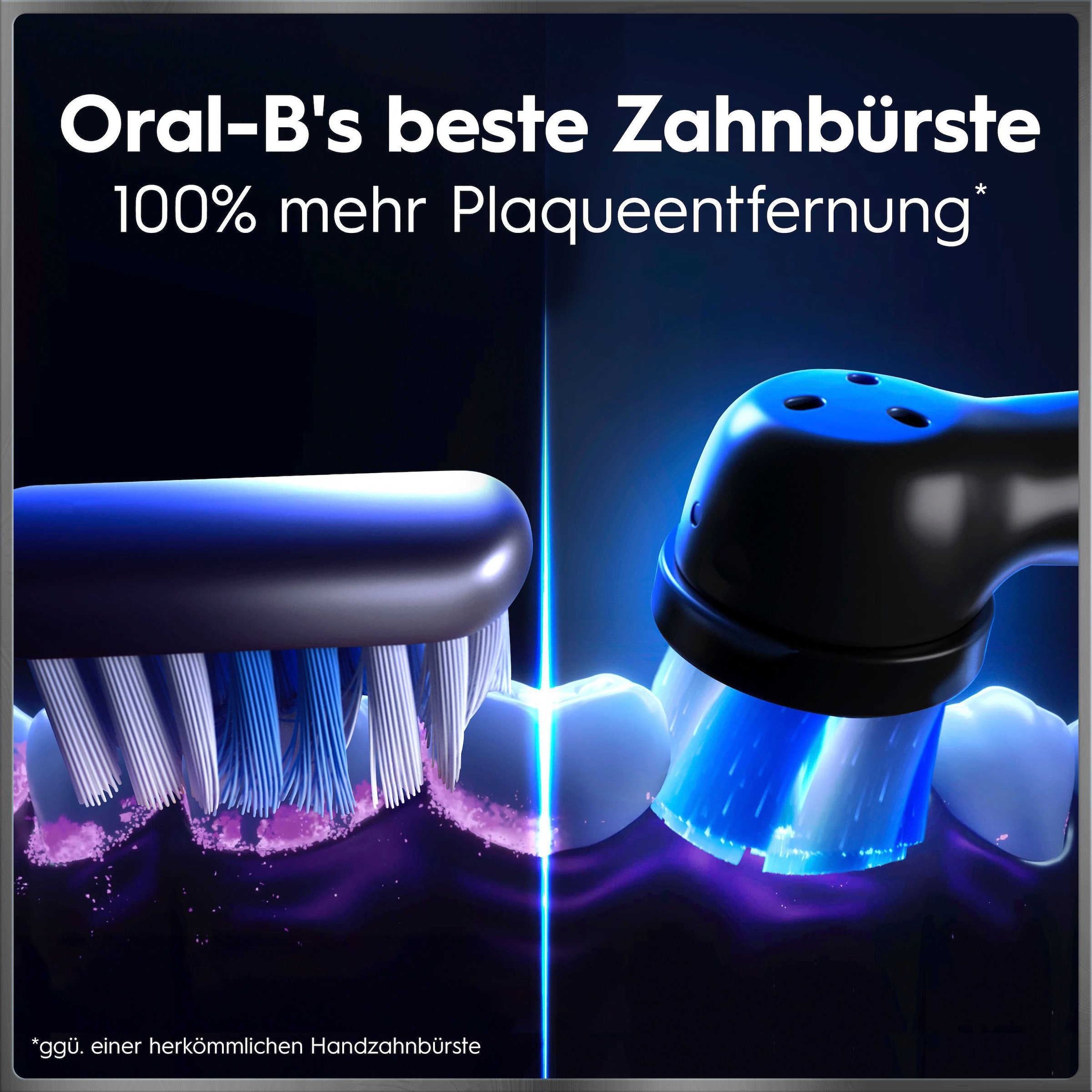 Oral-B Brosse à dents électrique »Oral-B iO Series 10« 1 cuis Aufsteckbürsten iO Sense coach de brossage | Station de charge rapide | Batterie longue durée