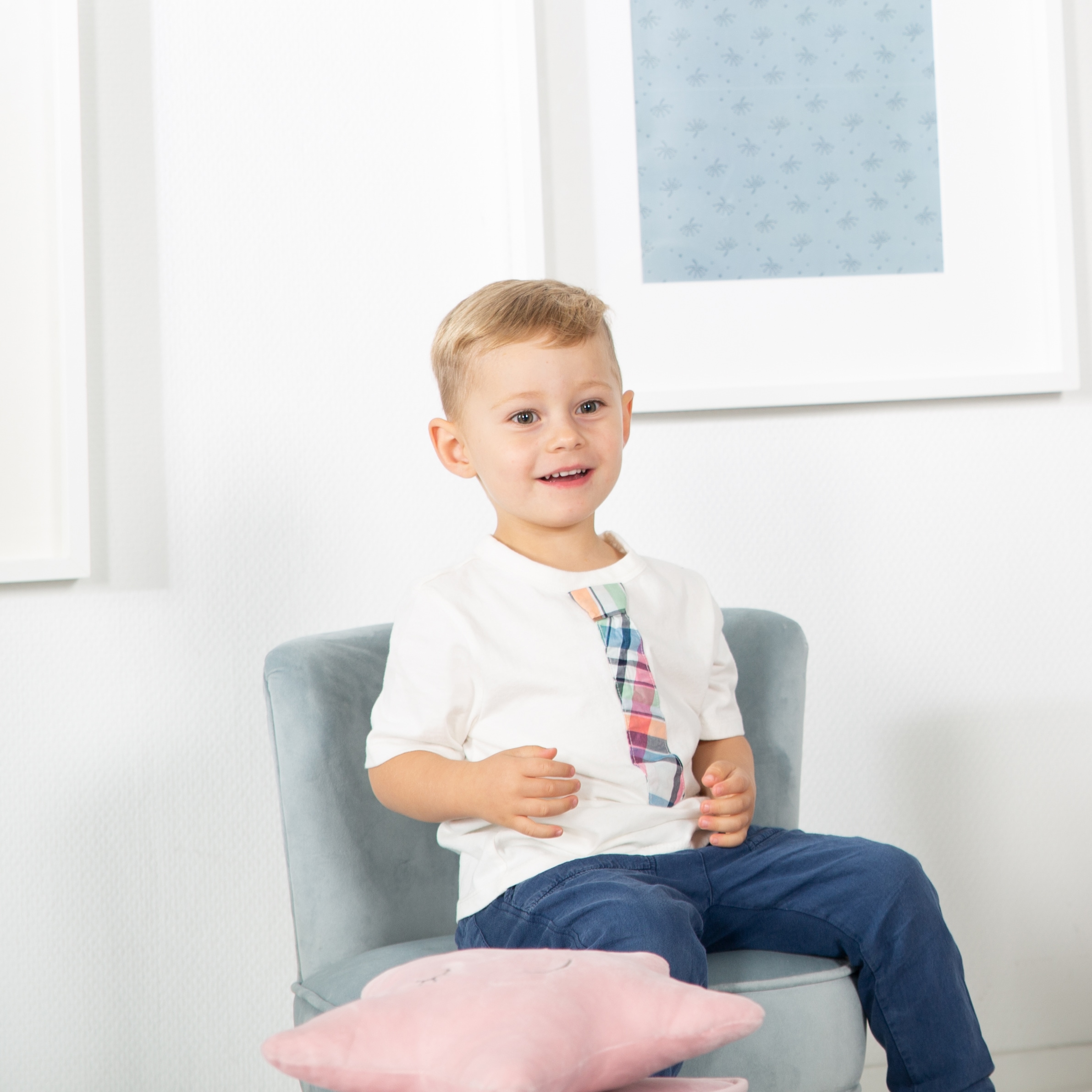 roba® Fauteuil pour enfant »Lil Sofa« mit Holzfüssen