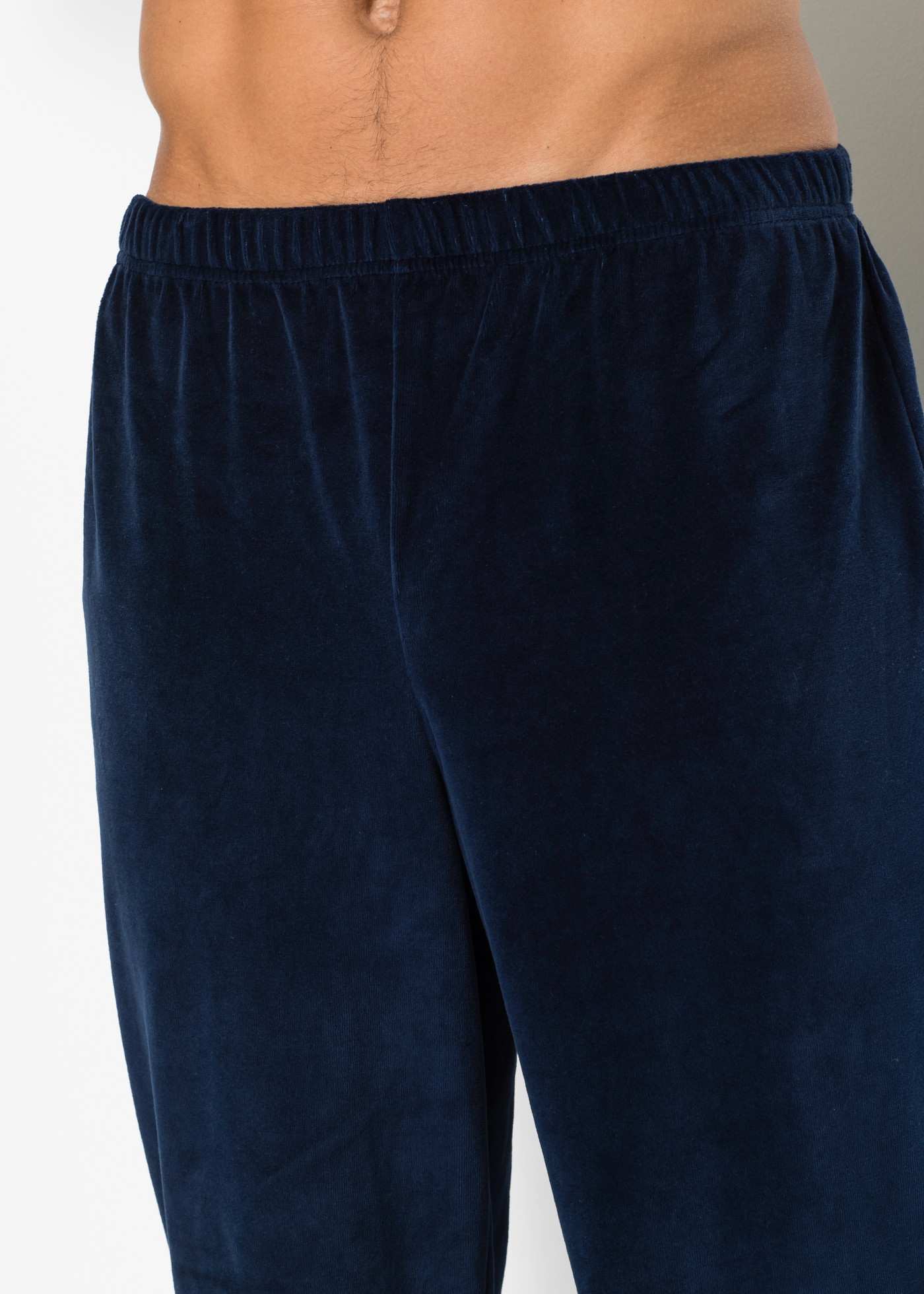 bonprix Pyjama Ensemble,  aus Nicki-Material, lockere Passform, mit breitem Komfortbund