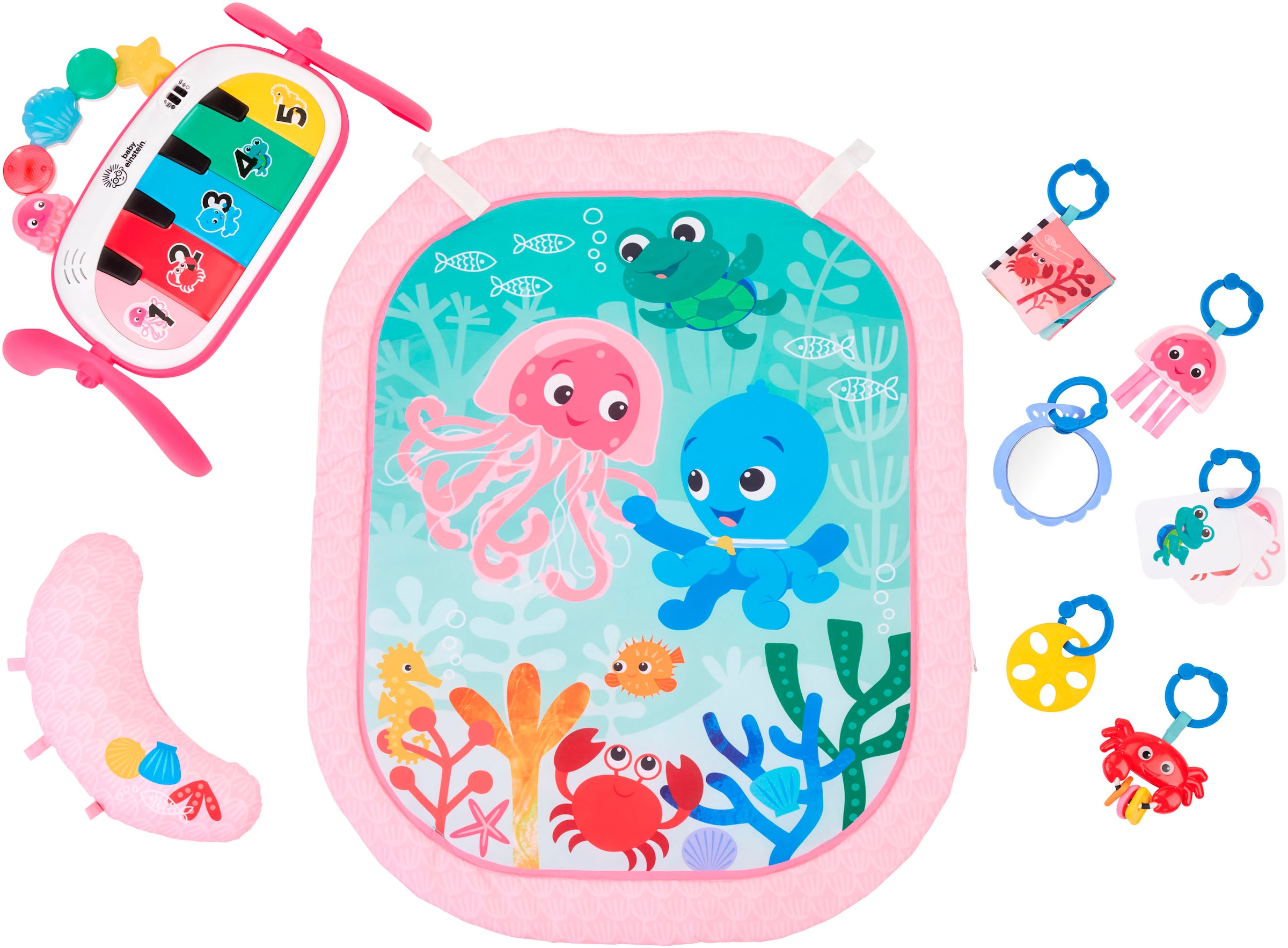 Baby Einstein Spielbogen »4-in-1 Kickin’ Tunes Jellyfish Jamboree Music & Language Discovery Gym« mit Soundeffekt