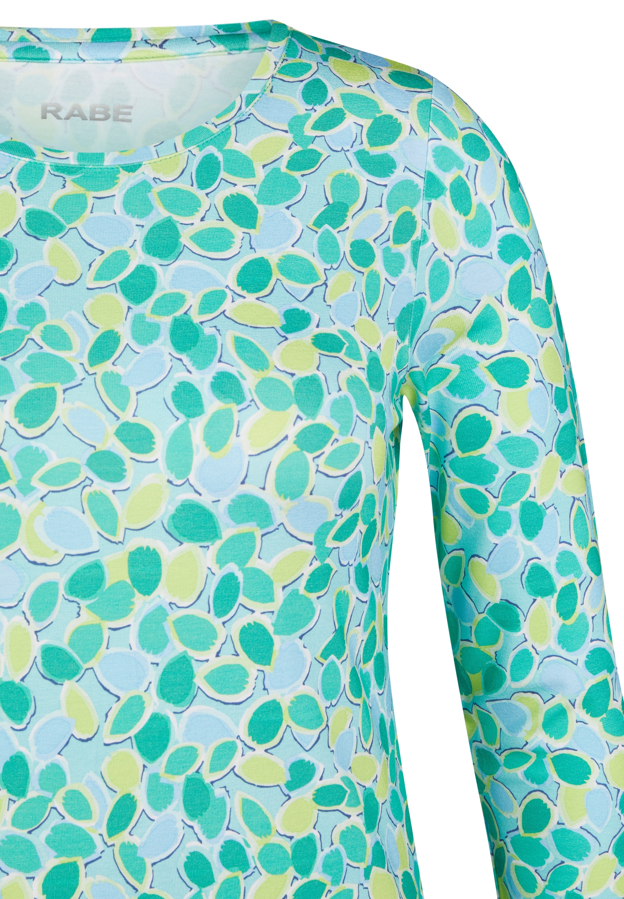 Rabe 3/4-Arm-Shirt mit grafischem Muster, mit Stretch