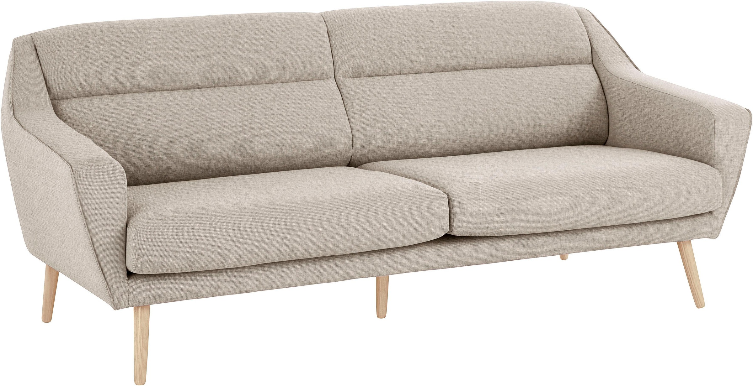 GOODproduct 3-Sitzer »Bille« mit Naht im Rückenkissen und Eiche-Beinen, Design by Morten Georgsen